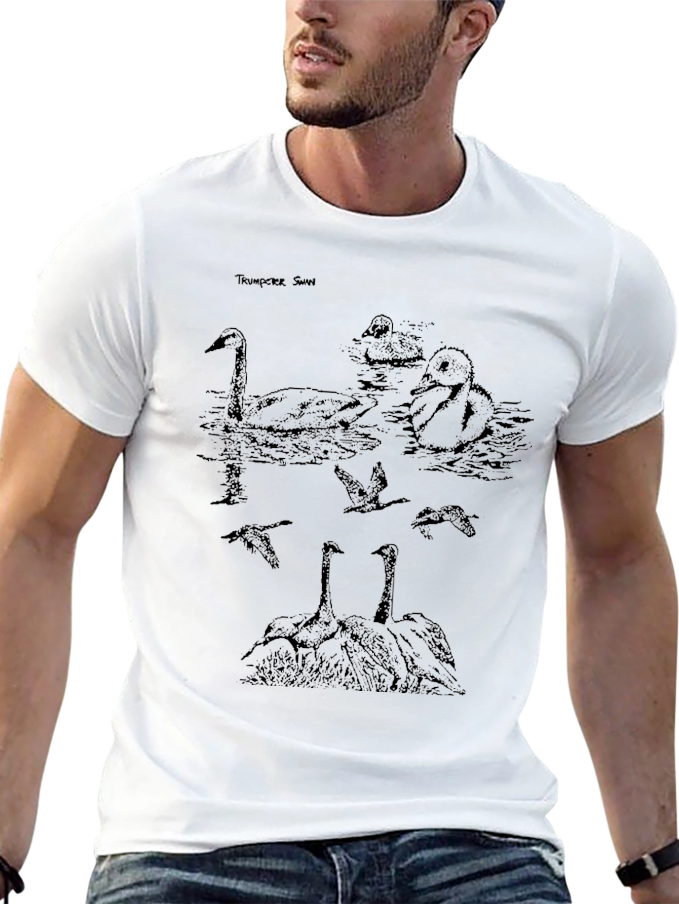 Trumpeter Swan Graphic T-Shirt