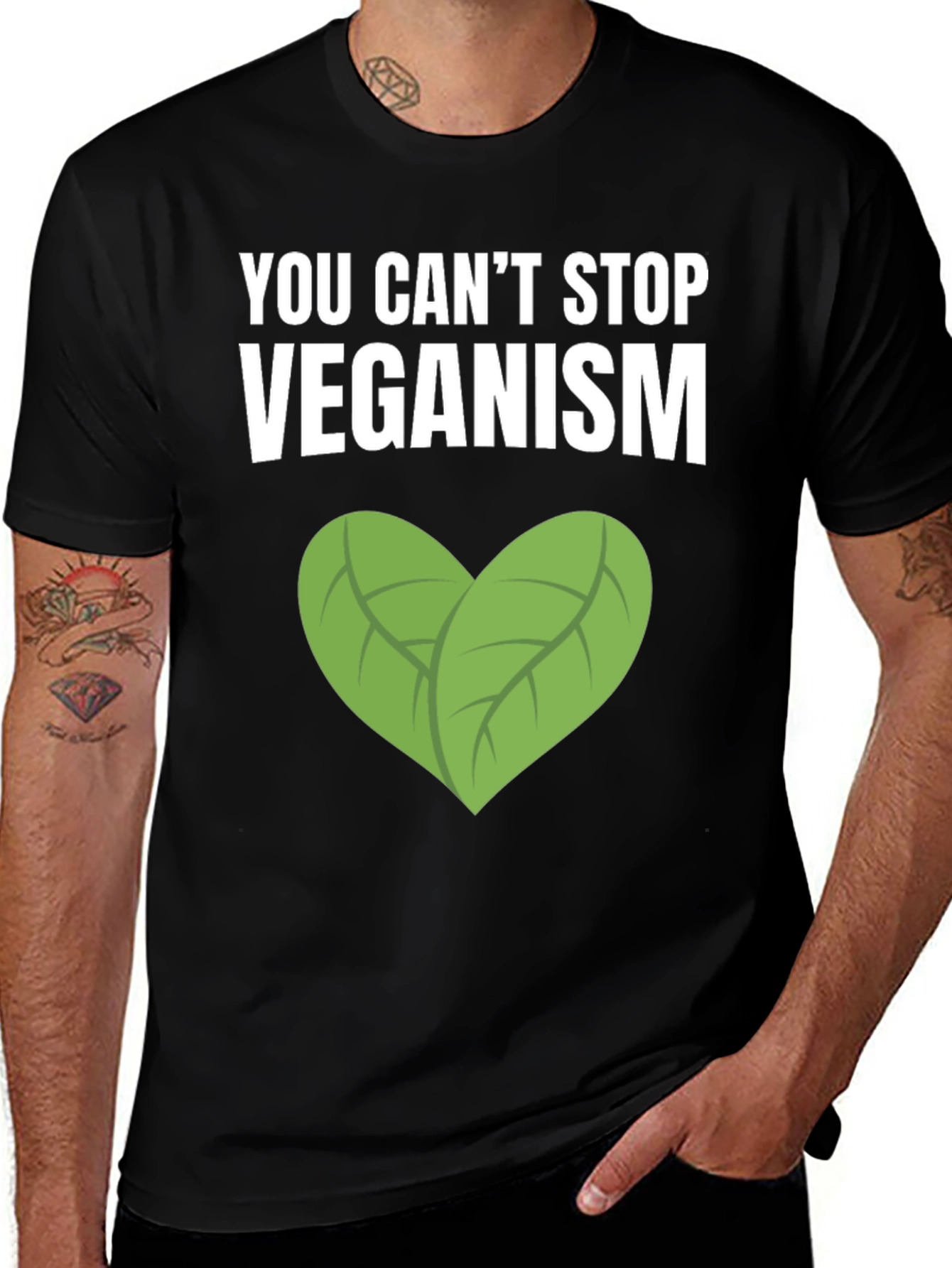 Veganism T-Shirt: You Cant Stop Veganism Graphic Tee