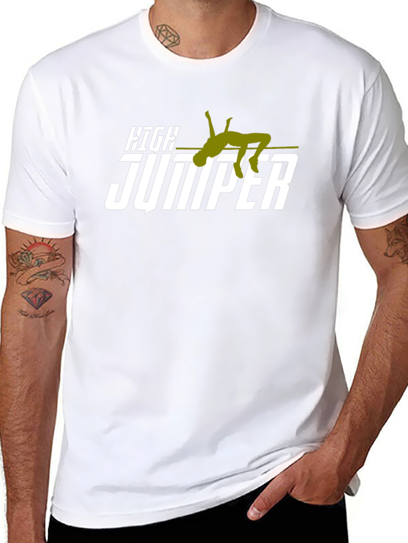 High Jumper Graphic Tee - Athletic Style