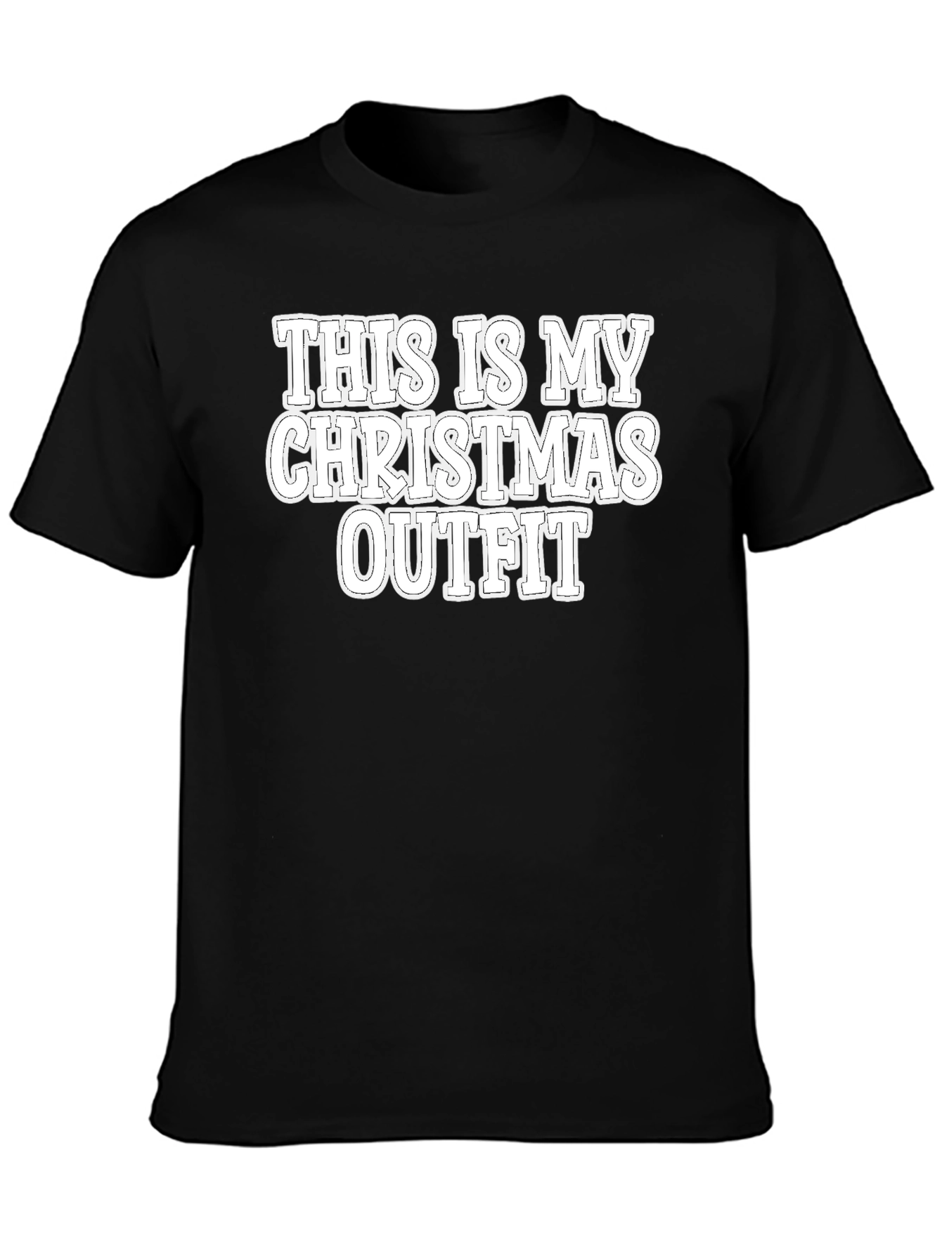 Funny Christmas Outfit T-Shirt - Holiday Tee