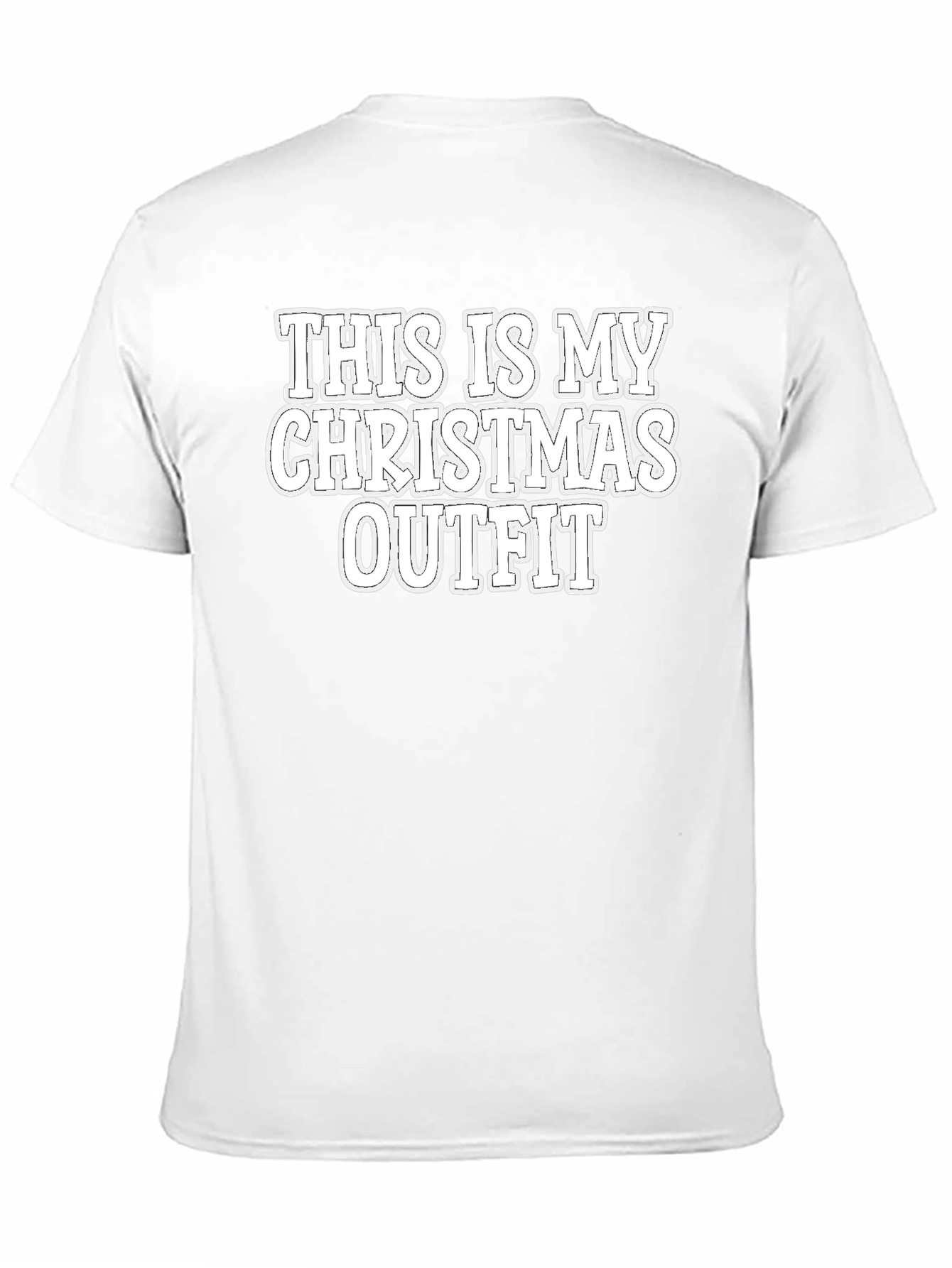 Funny Christmas Outfit T-Shirt - Holiday Tee
