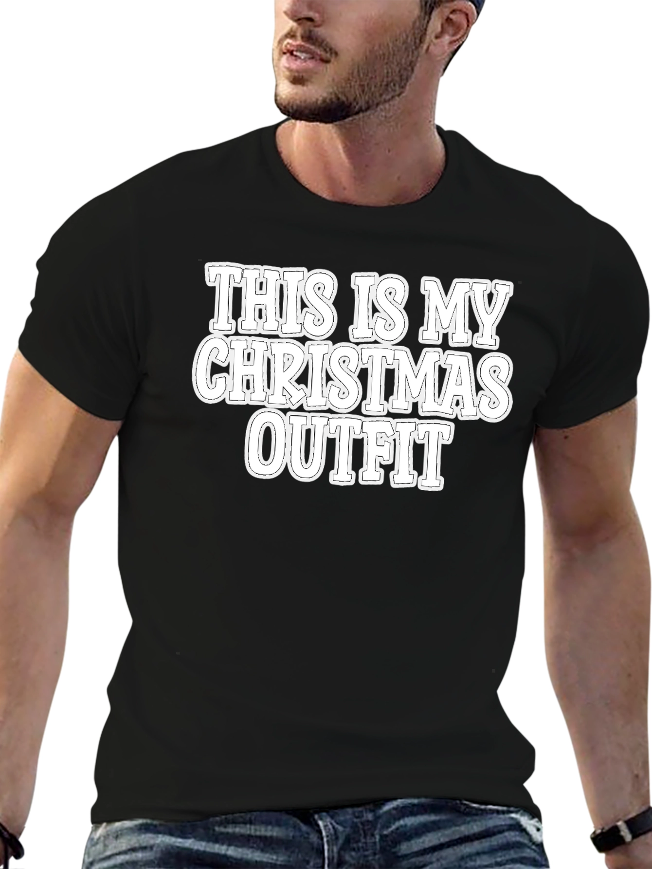 Funny Christmas Outfit T-Shirt - Holiday Tee