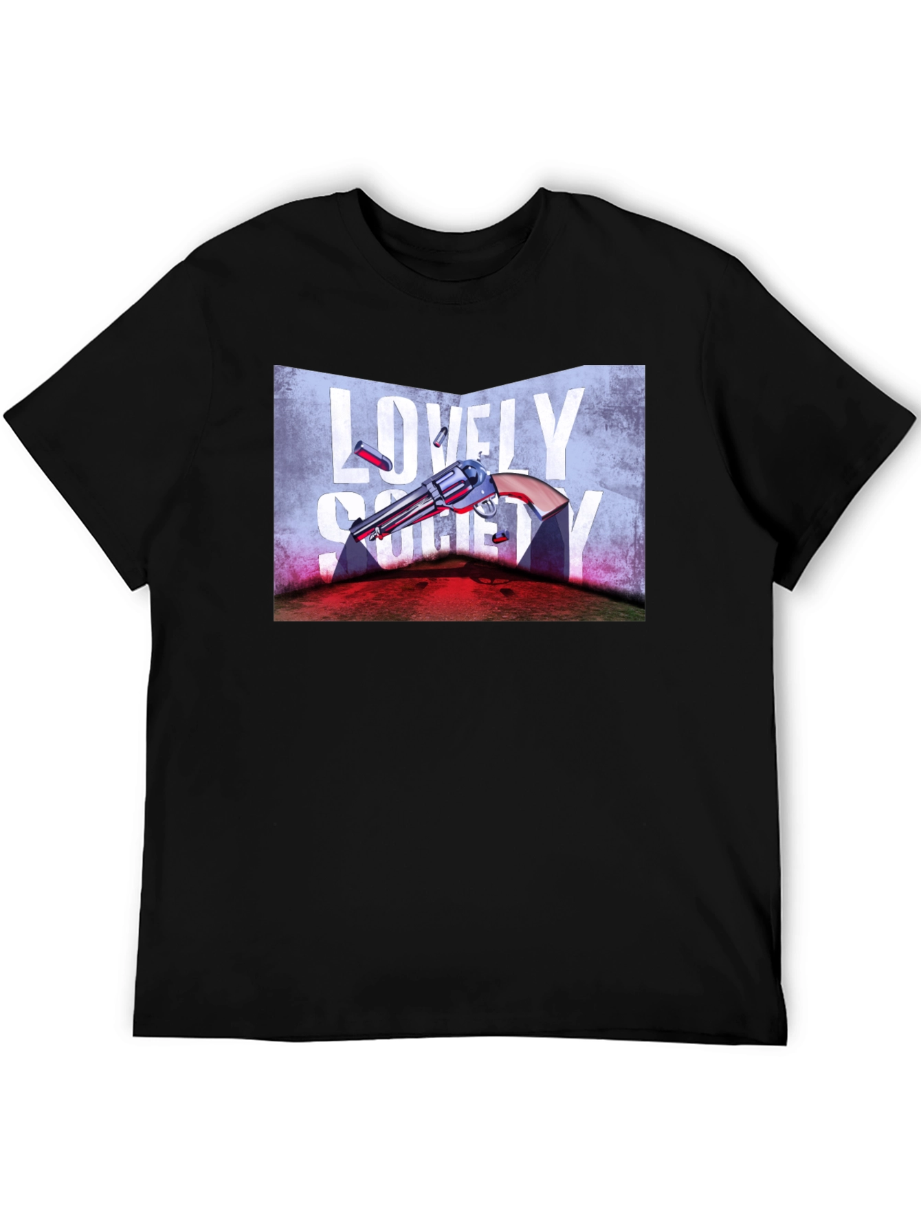 Lovely Society Graphic Tee - Edgy Design