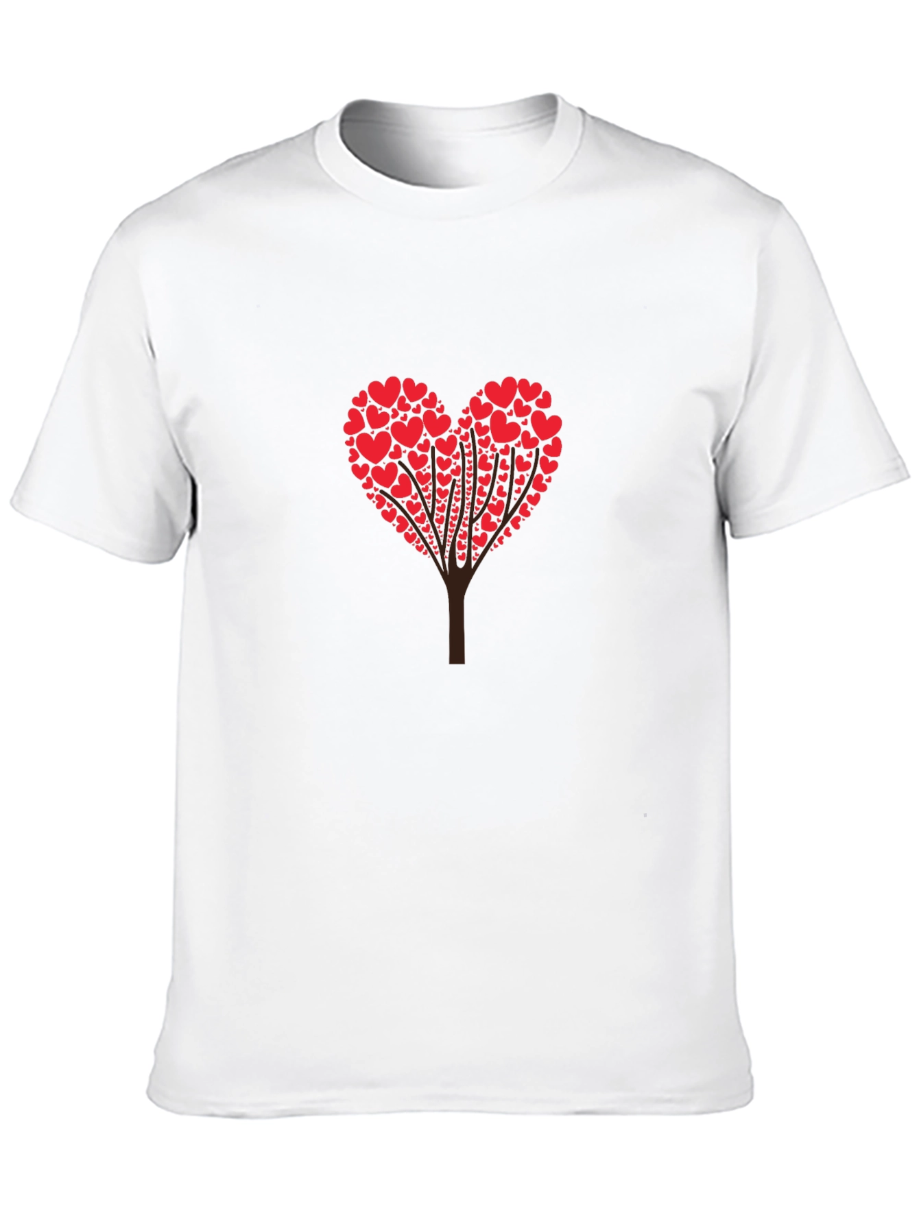 Heart Tree Graphic Tee - Love in Bloom T-Shirt