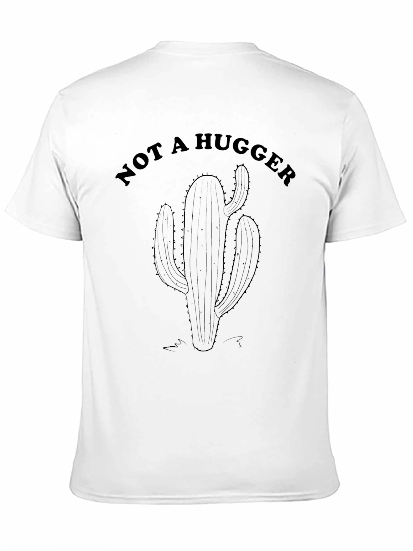 Not A Hugger Cactus Graphic Tee