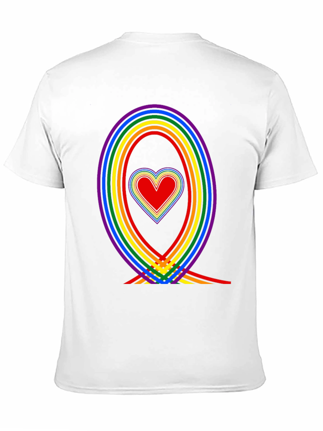 Rainbow Heart Pride T-Shirt