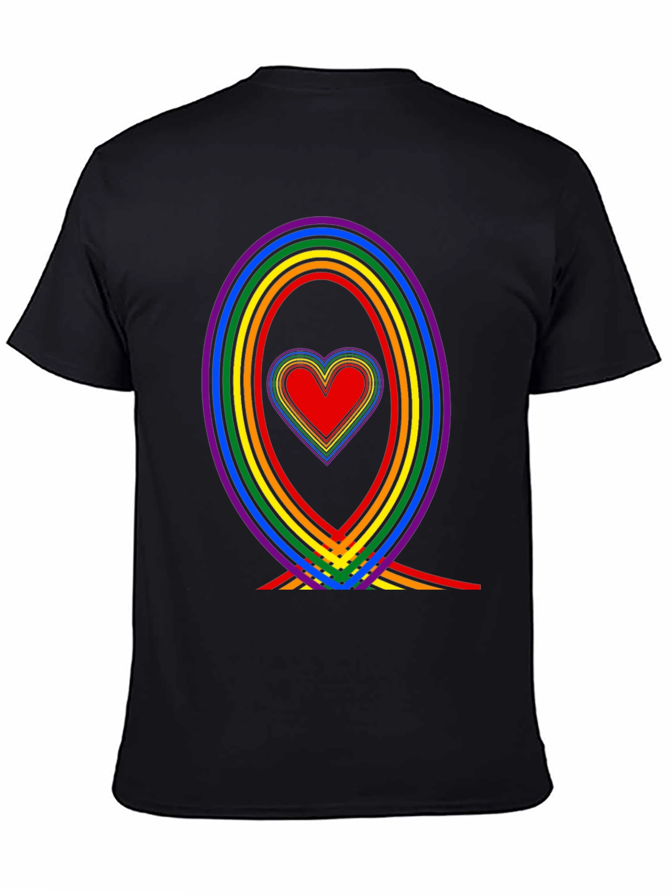 Rainbow Heart Pride T-Shirt