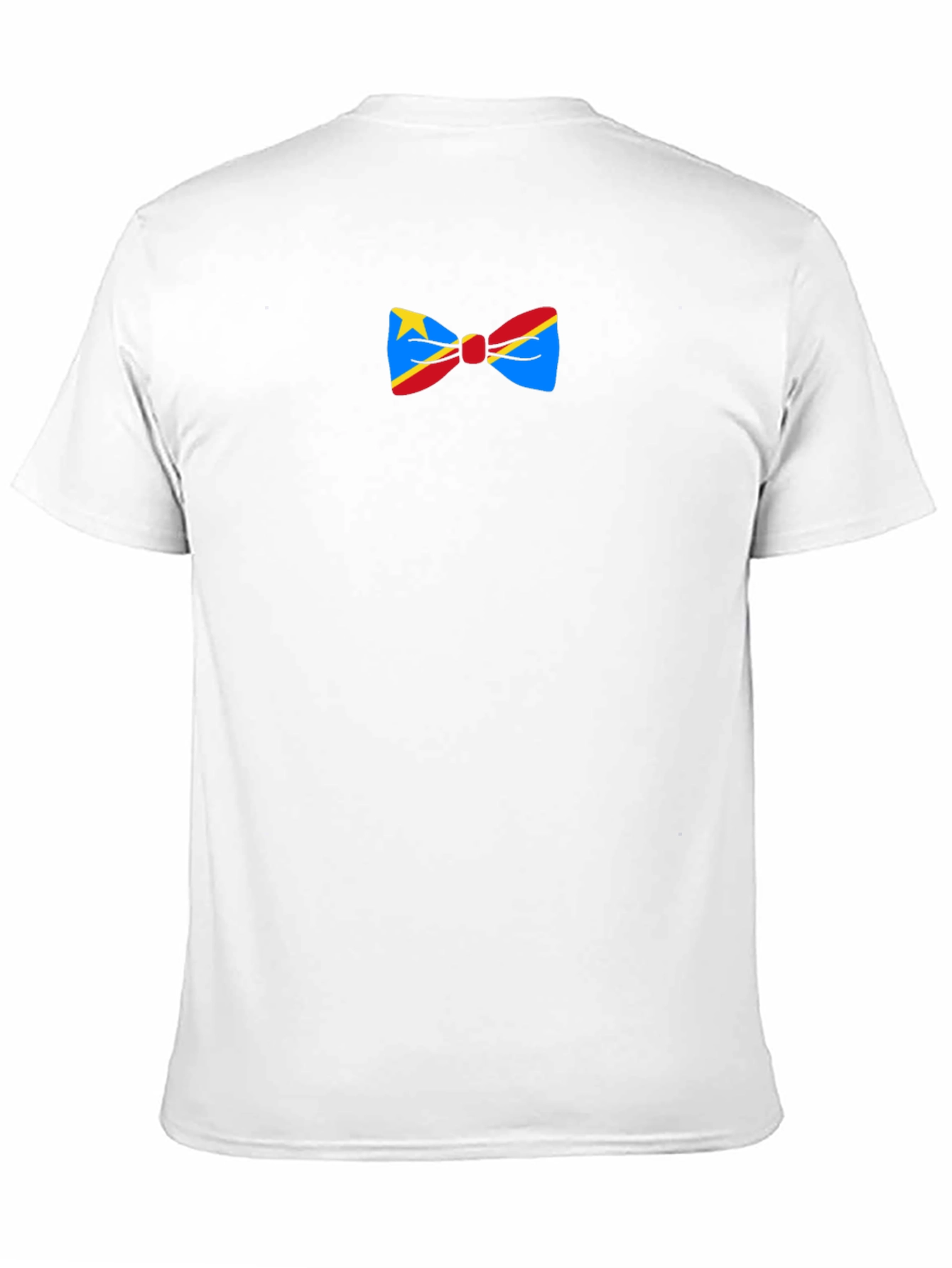 Novelty Bow Tie Graphic Black T-Shirt