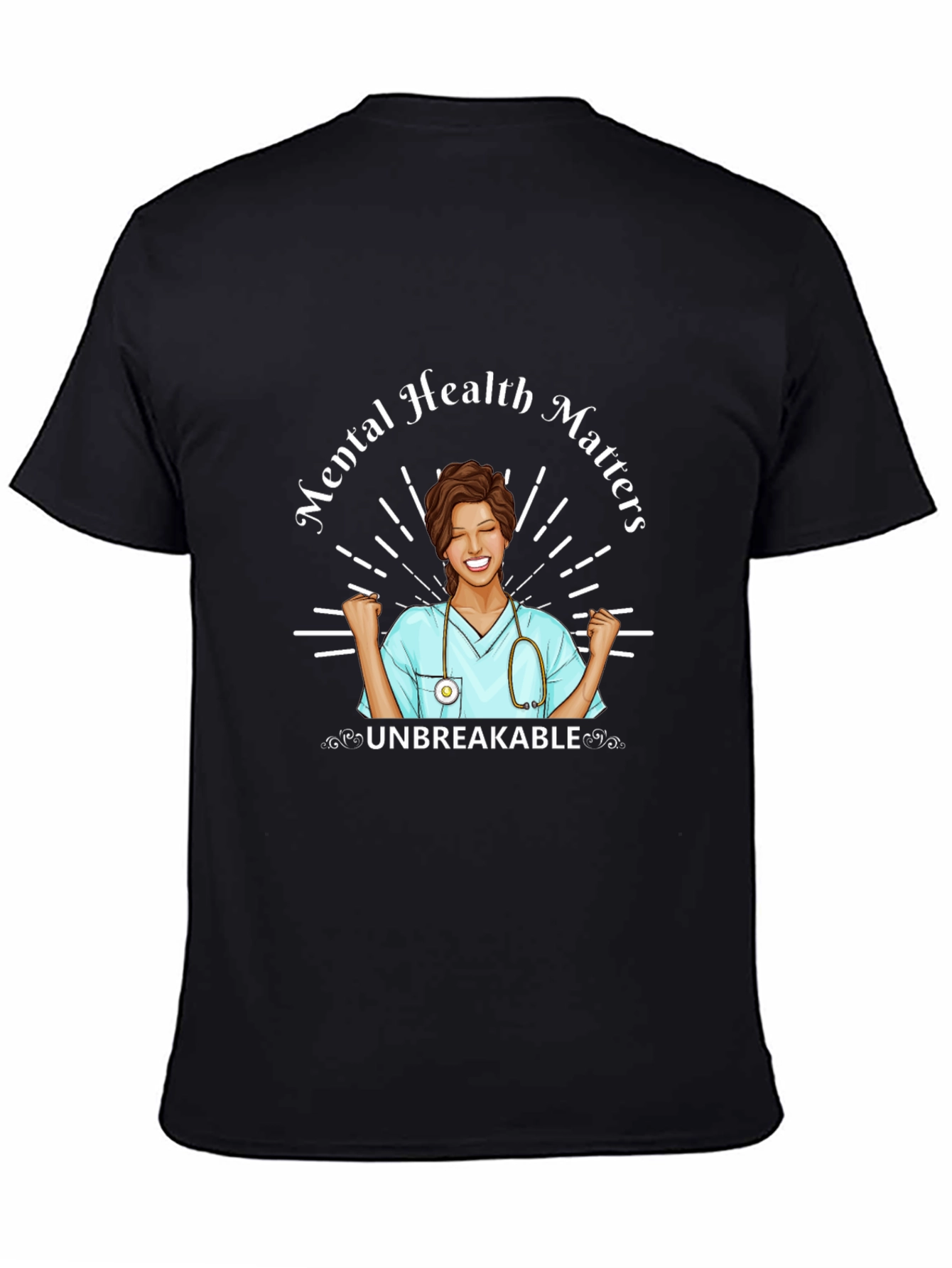 Mental Health Matters Nurse Graphic T-Shirt