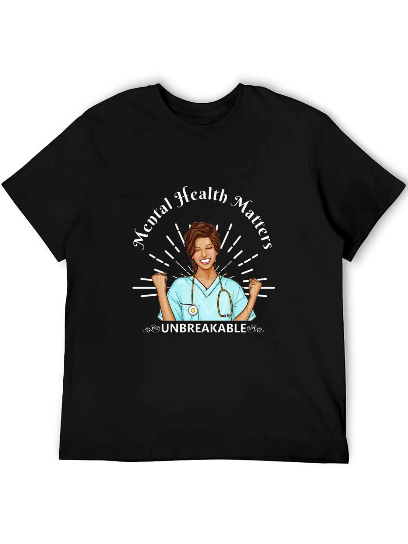 Mental Health Matters Nurse Graphic T-Shirt