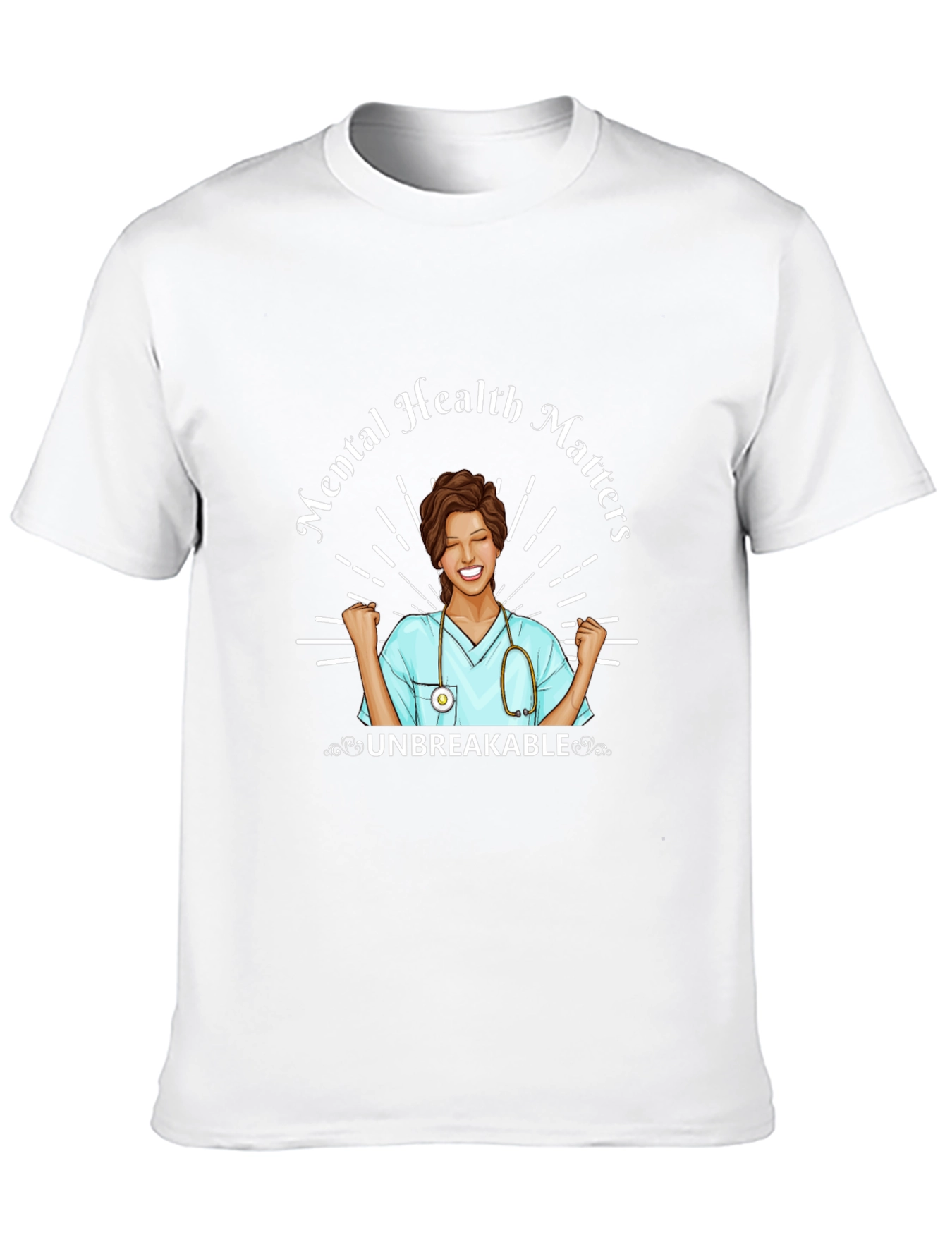 Mental Health Matters Nurse Graphic T-Shirt