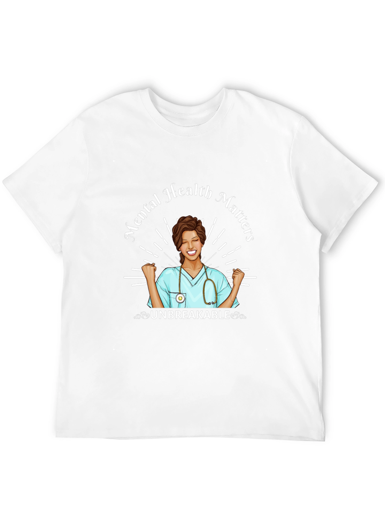 Mental Health Matters Nurse Graphic T-Shirt