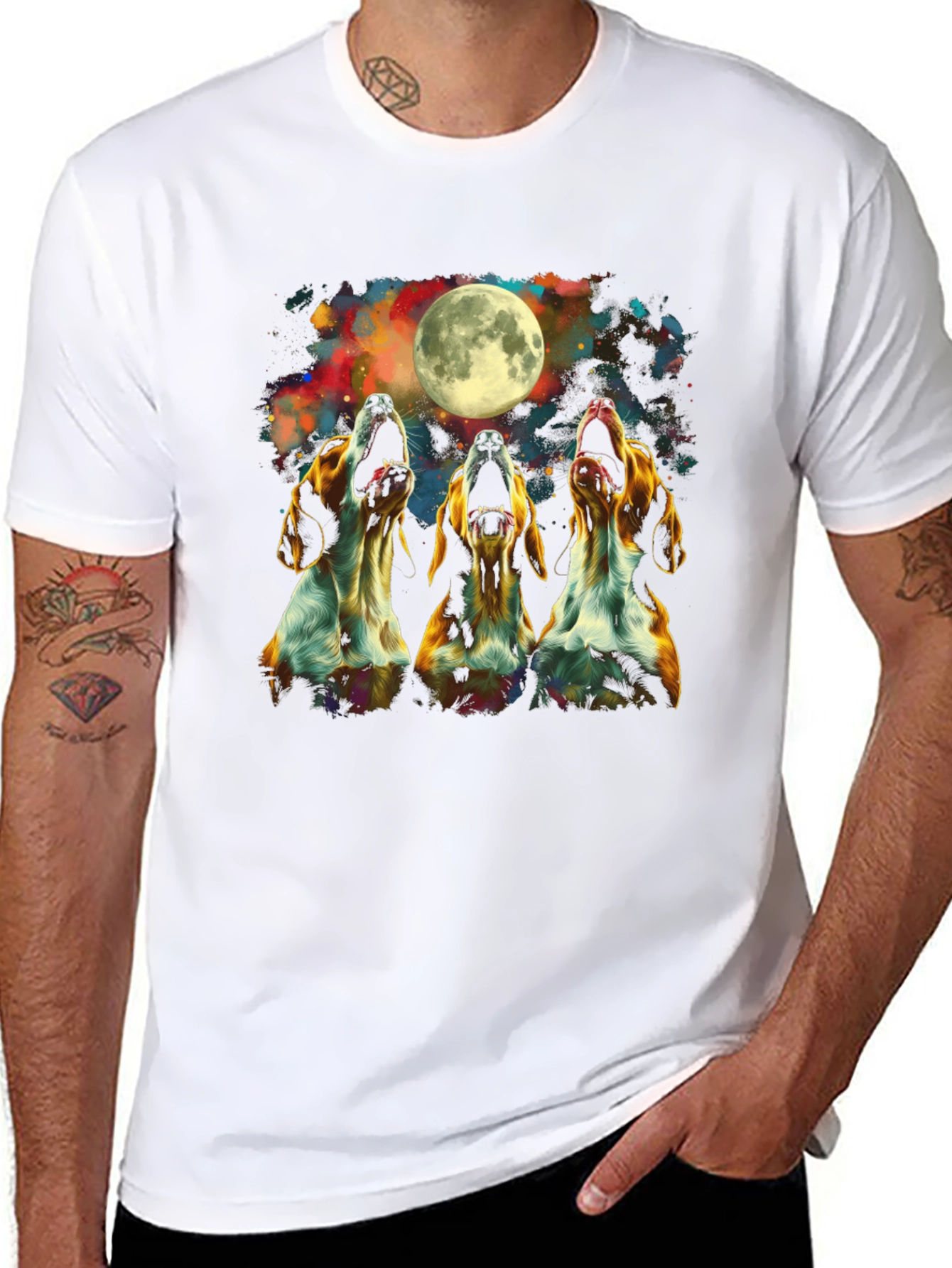 Howling Hounds Moon T-Shirt