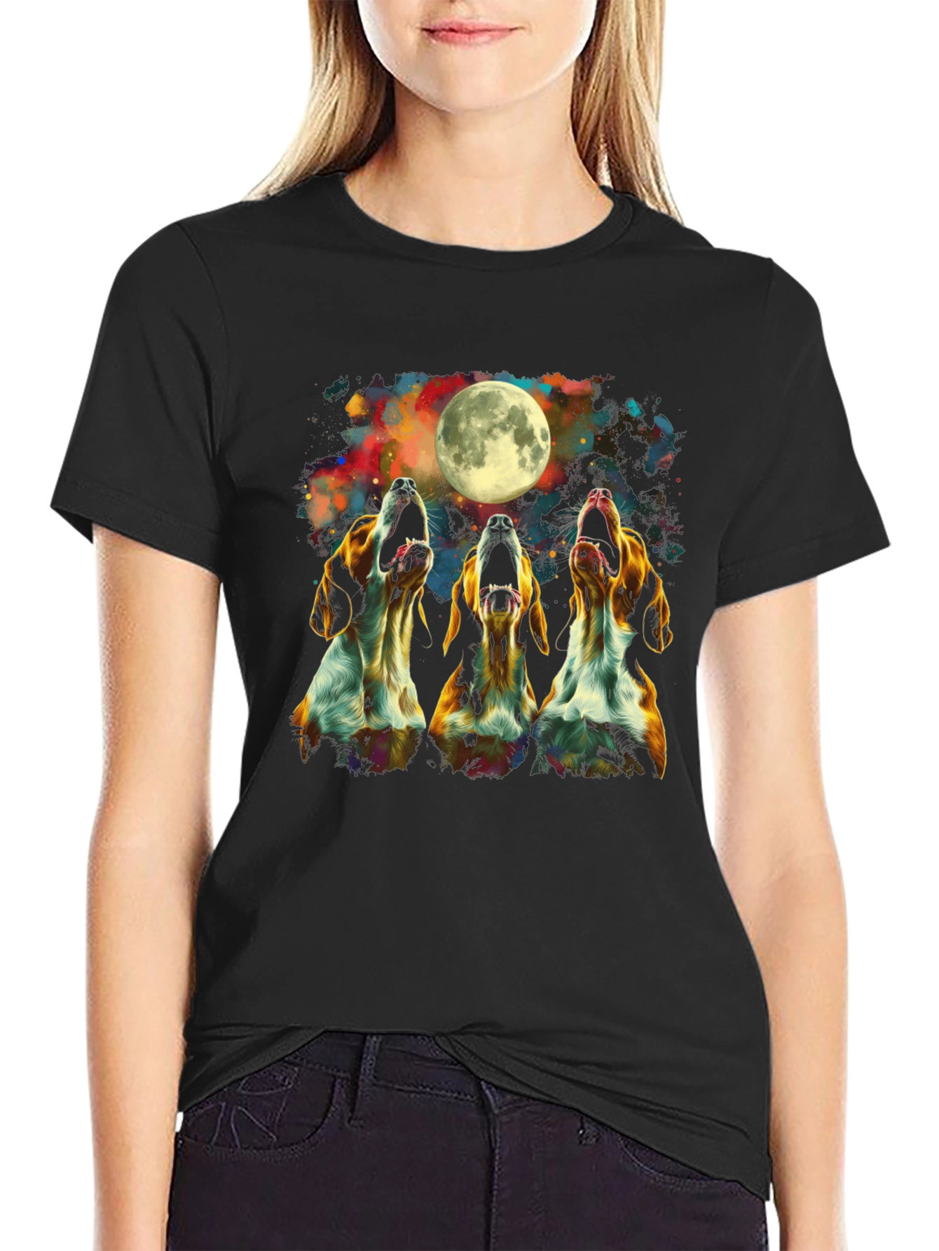 Howling Hounds Moon T-Shirt