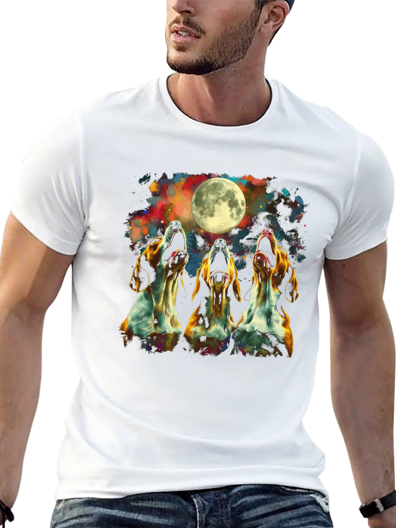 Howling Hounds Moon T-Shirt