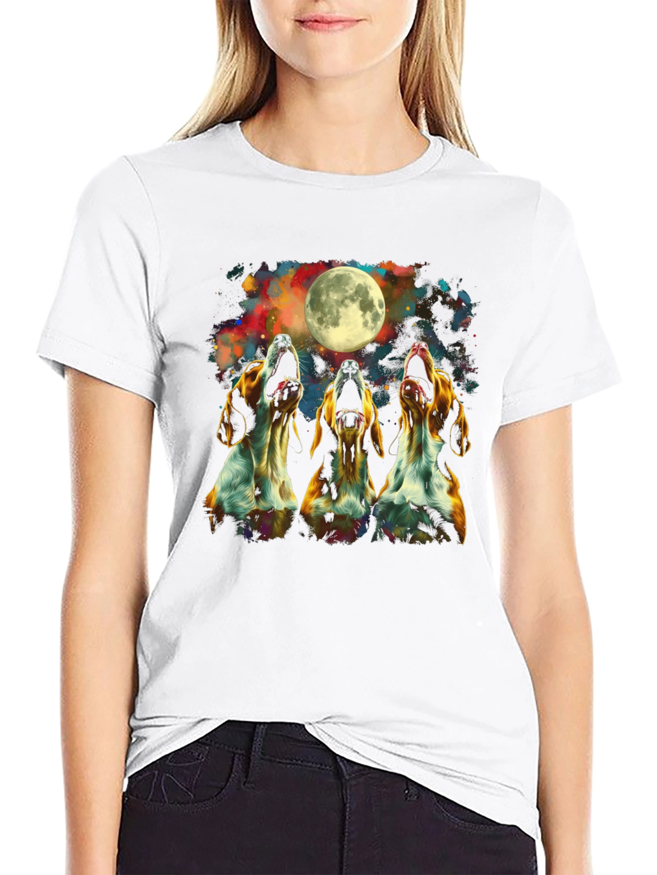 Howling Hounds Moon T-Shirt