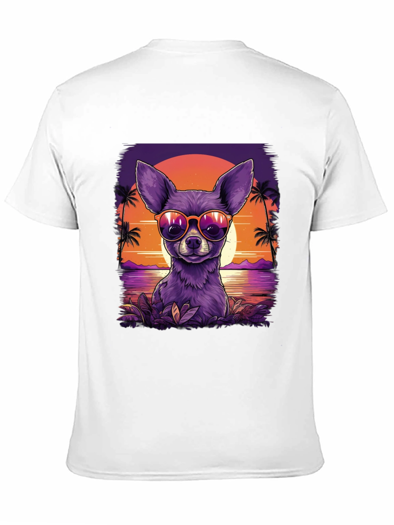Cool Chihuahua Sunset T-Shirt