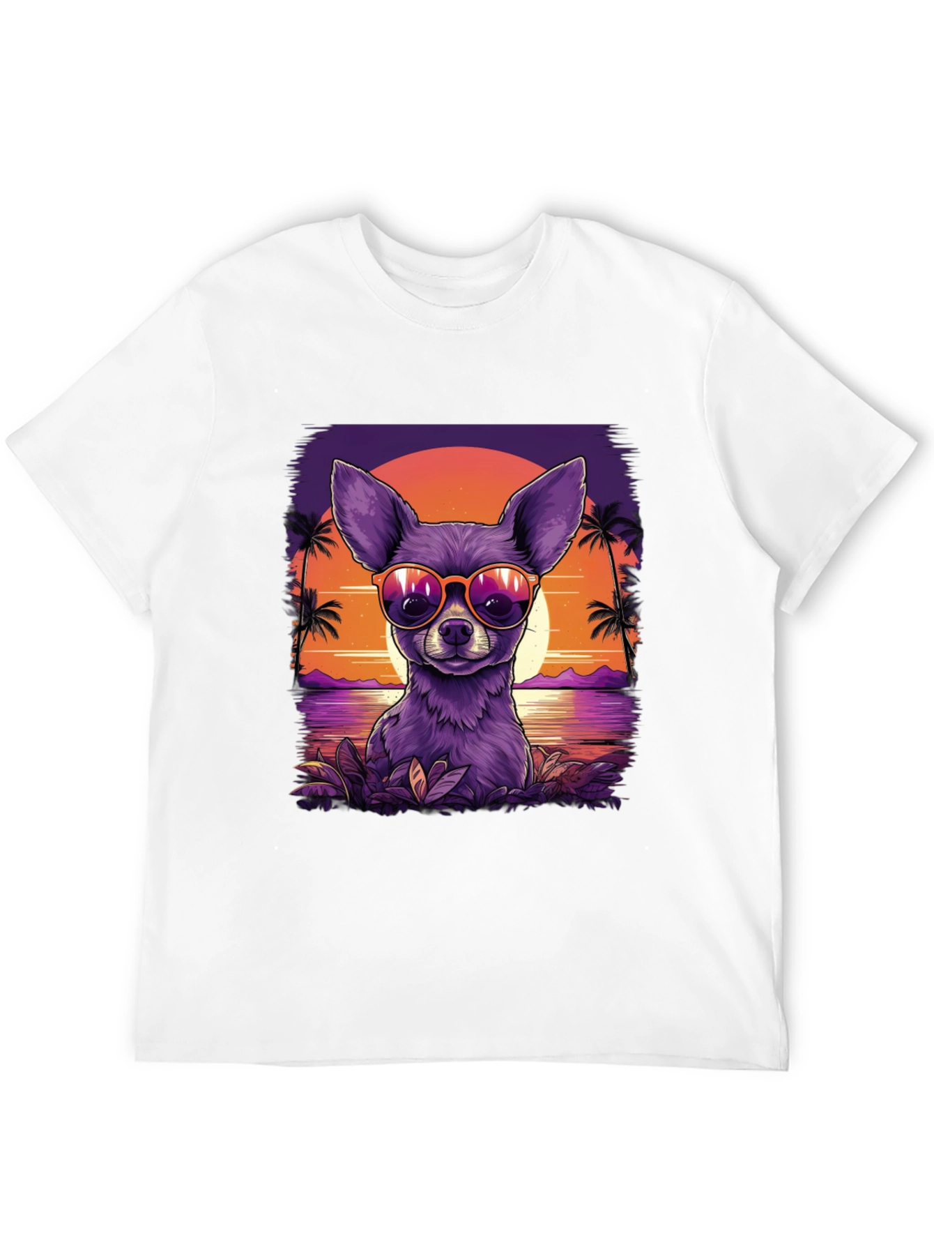 Cool Chihuahua Sunset T-Shirt