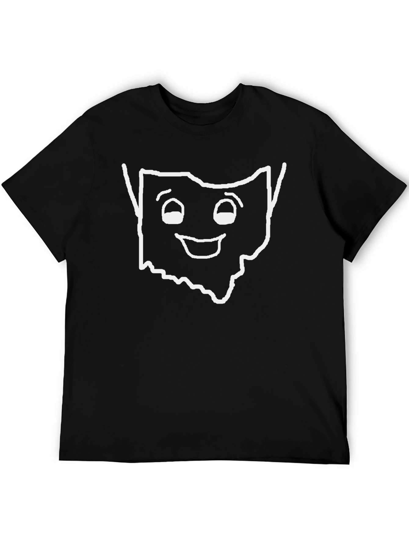Ohio State Outline Funny Face T-Shirt
