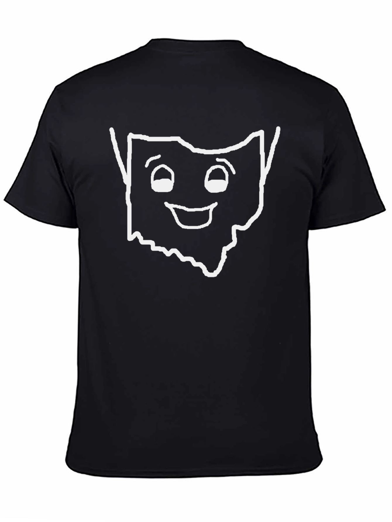 Ohio State Outline Funny Face T-Shirt