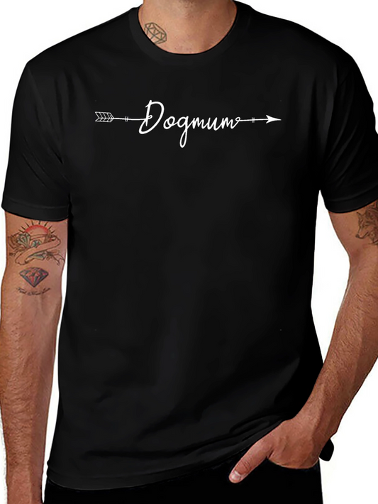 Dogmum Arrow Graphic T-Shirt - Trendy Casual Tee