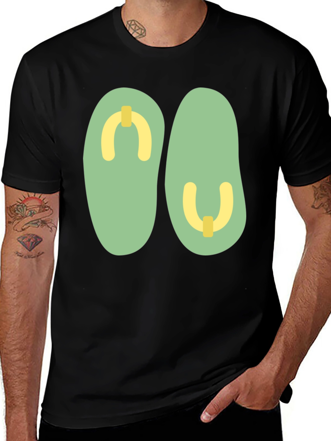 Flip Flop Graphic Tee - Summer Style