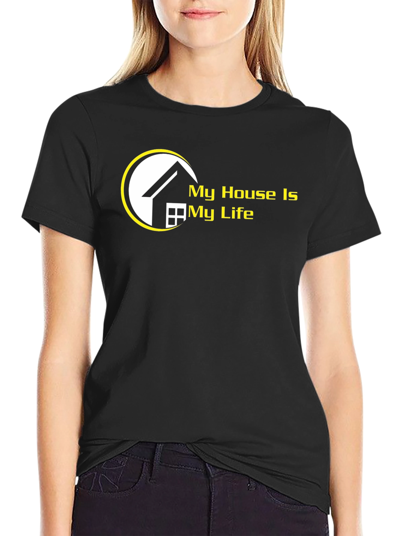 My House is My Life T-Shirt - Black