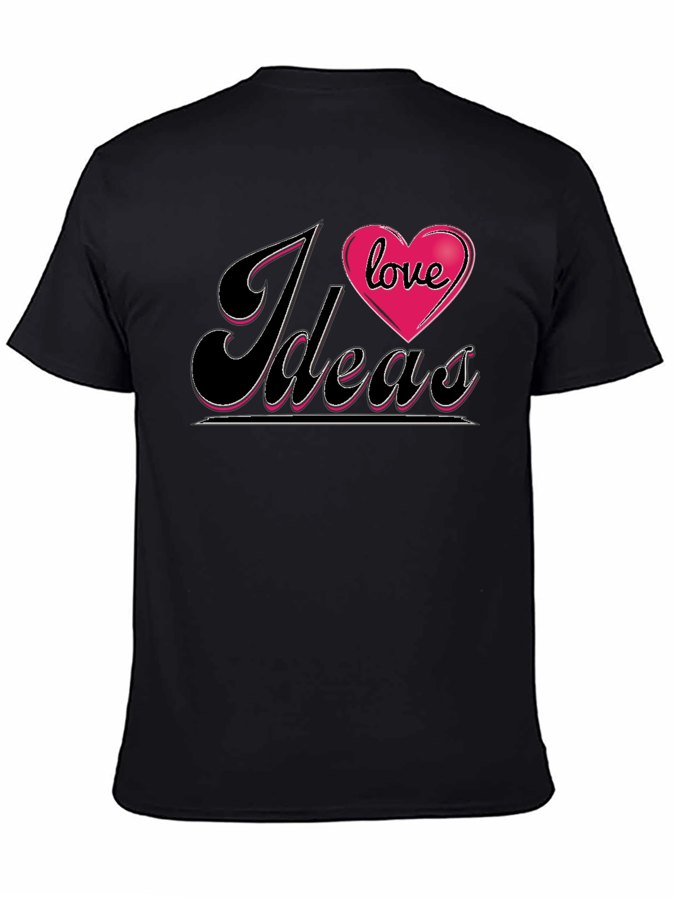I Love Ideas Graphic Tee - Black T-Shirt
