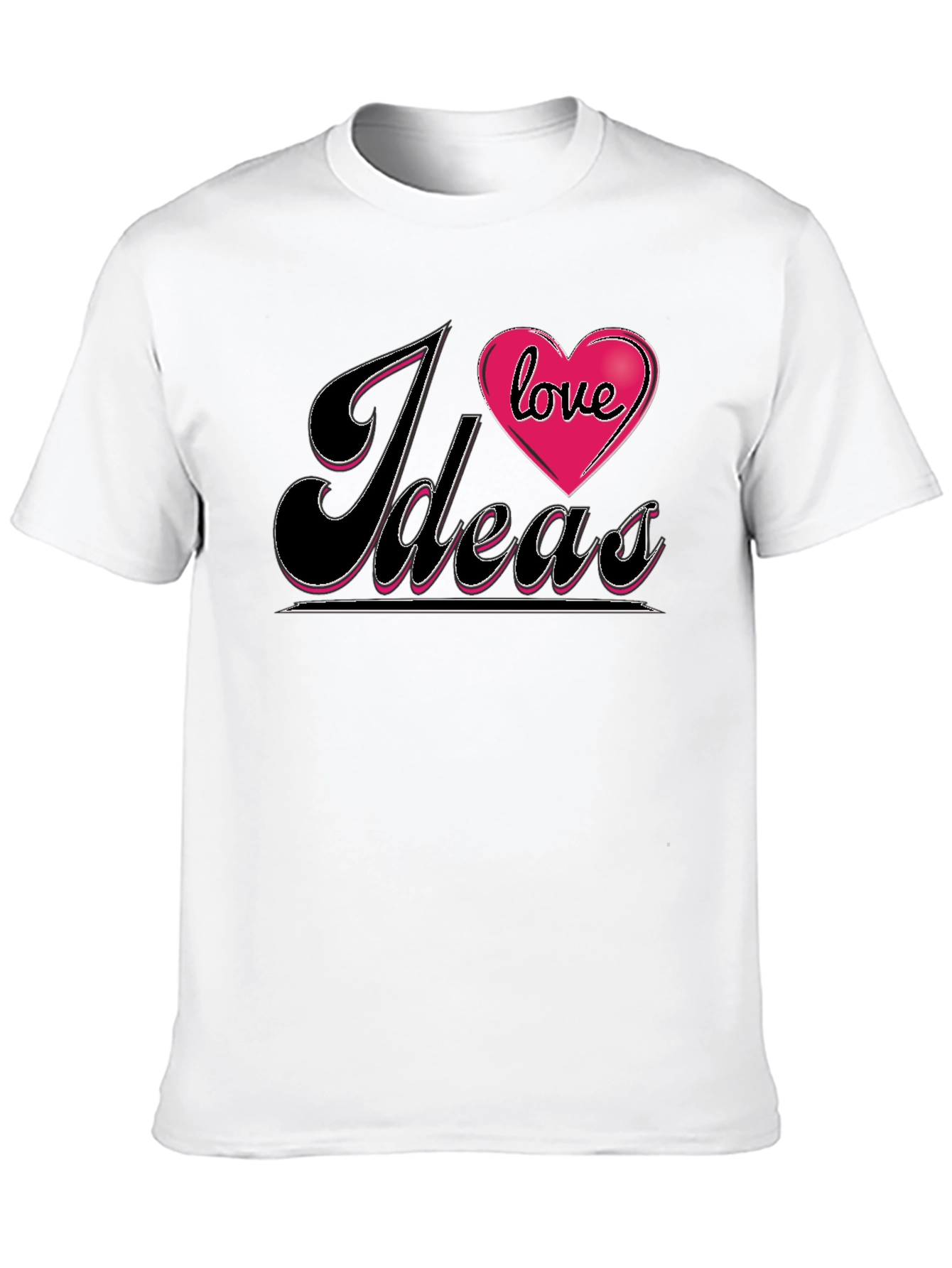 I Love Ideas Graphic Tee - Black T-Shirt