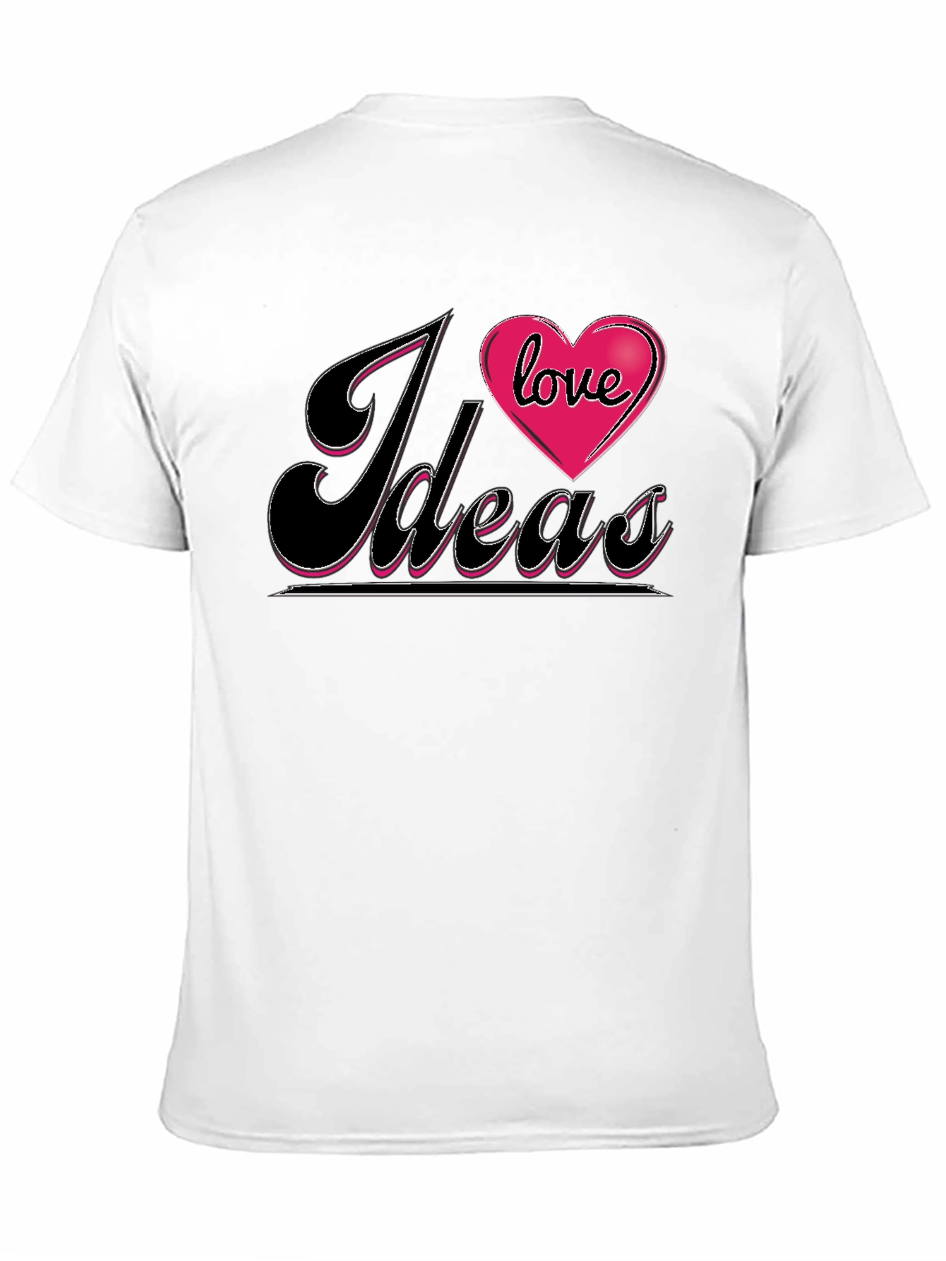 I Love Ideas Graphic Tee - Black T-Shirt