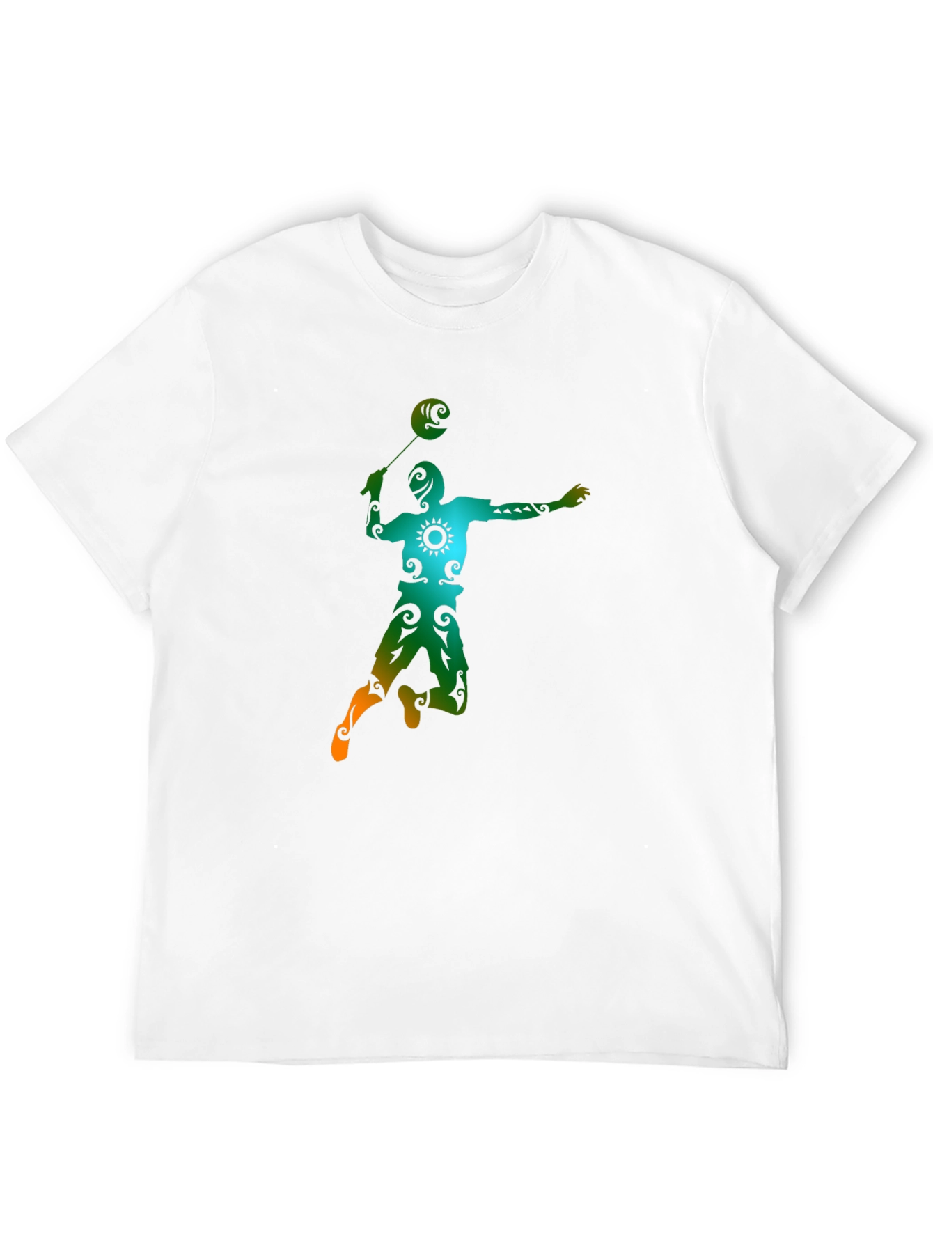 Volleyball Player Graphic Tee - Sporty Black T-Shirt