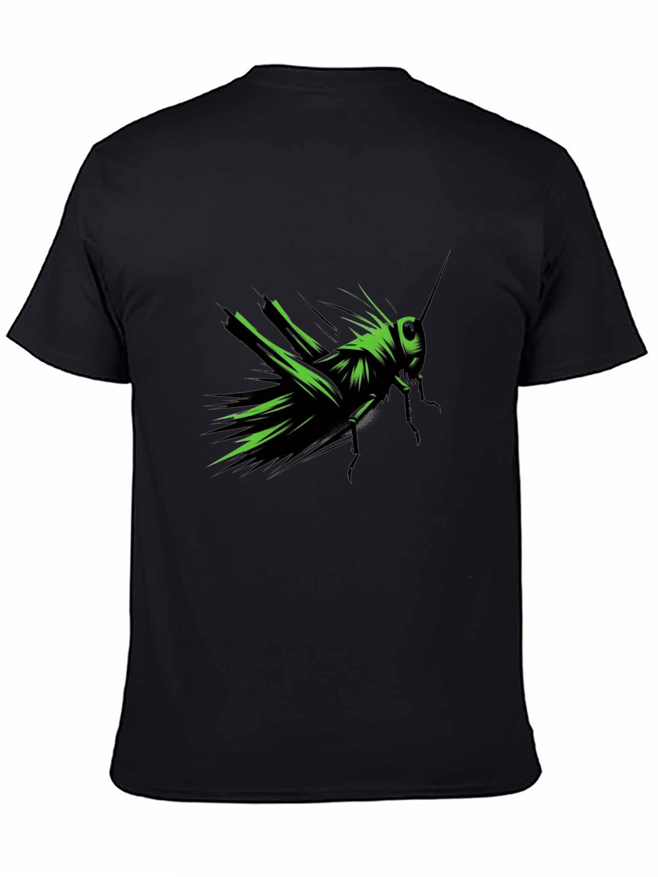 Grasshopper Graphic Black T-Shirt