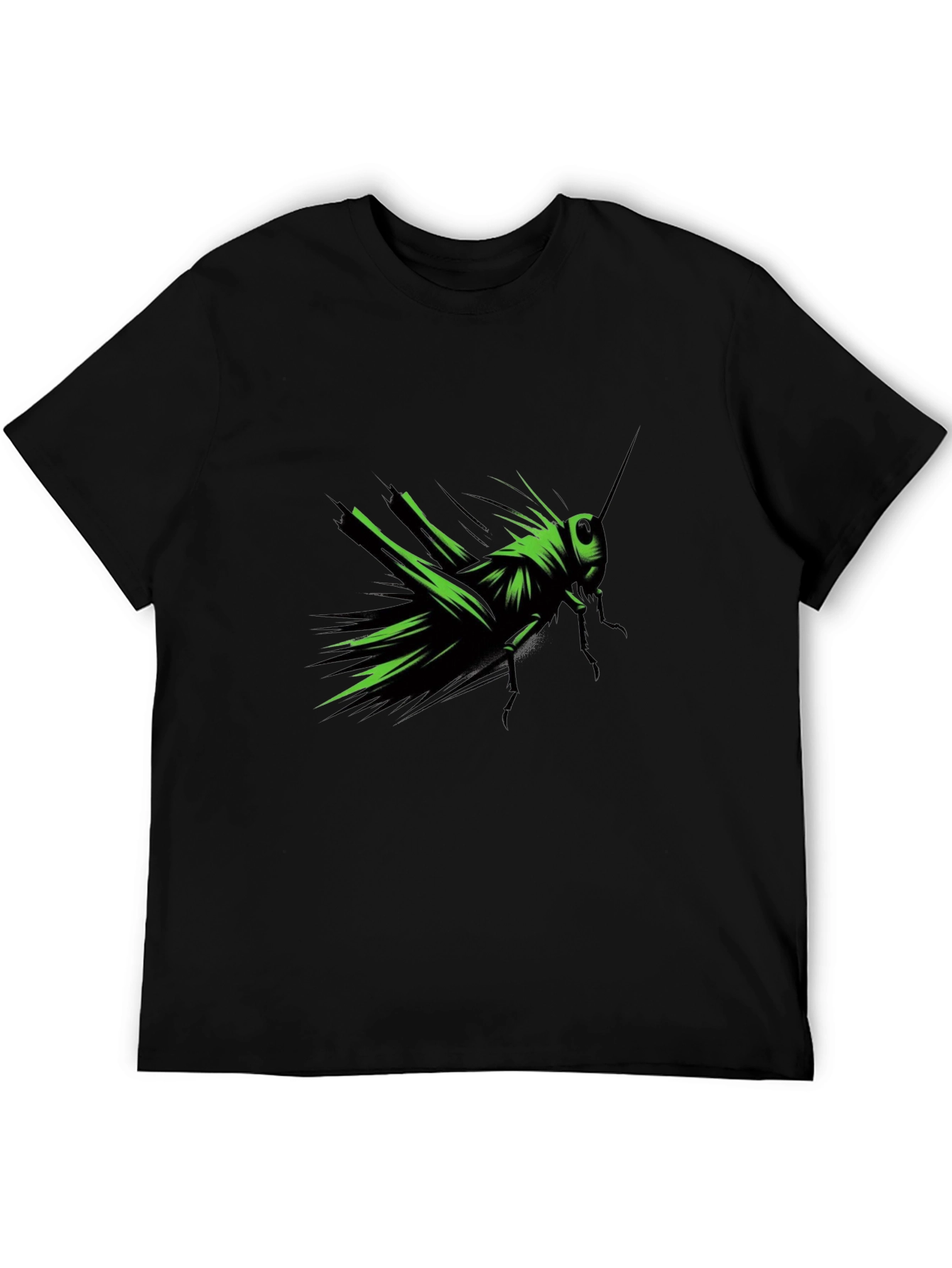 Grasshopper Graphic Black T-Shirt
