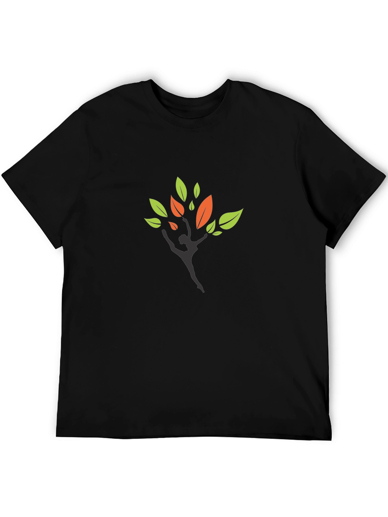 Nature Dancer Graphic Black T-Shirt