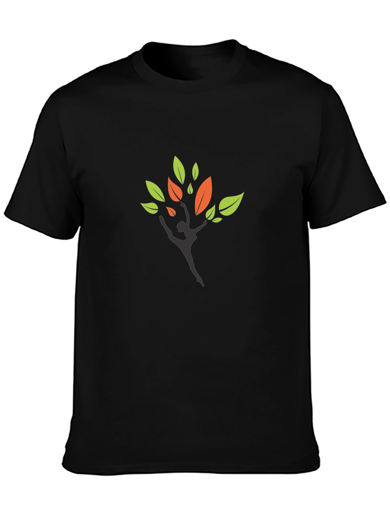 Nature Dancer Graphic Black T-Shirt