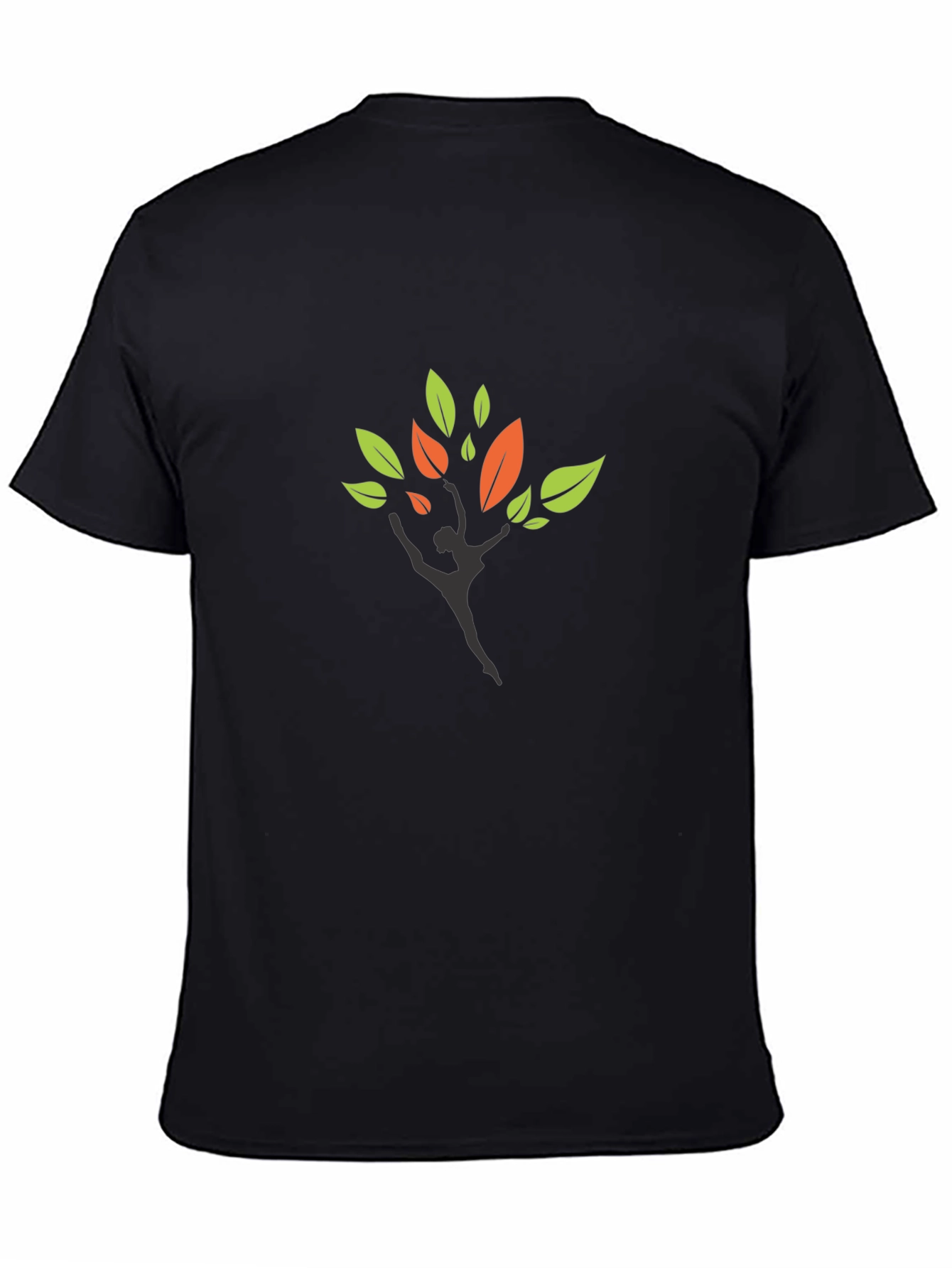 Nature Dancer Graphic Black T-Shirt