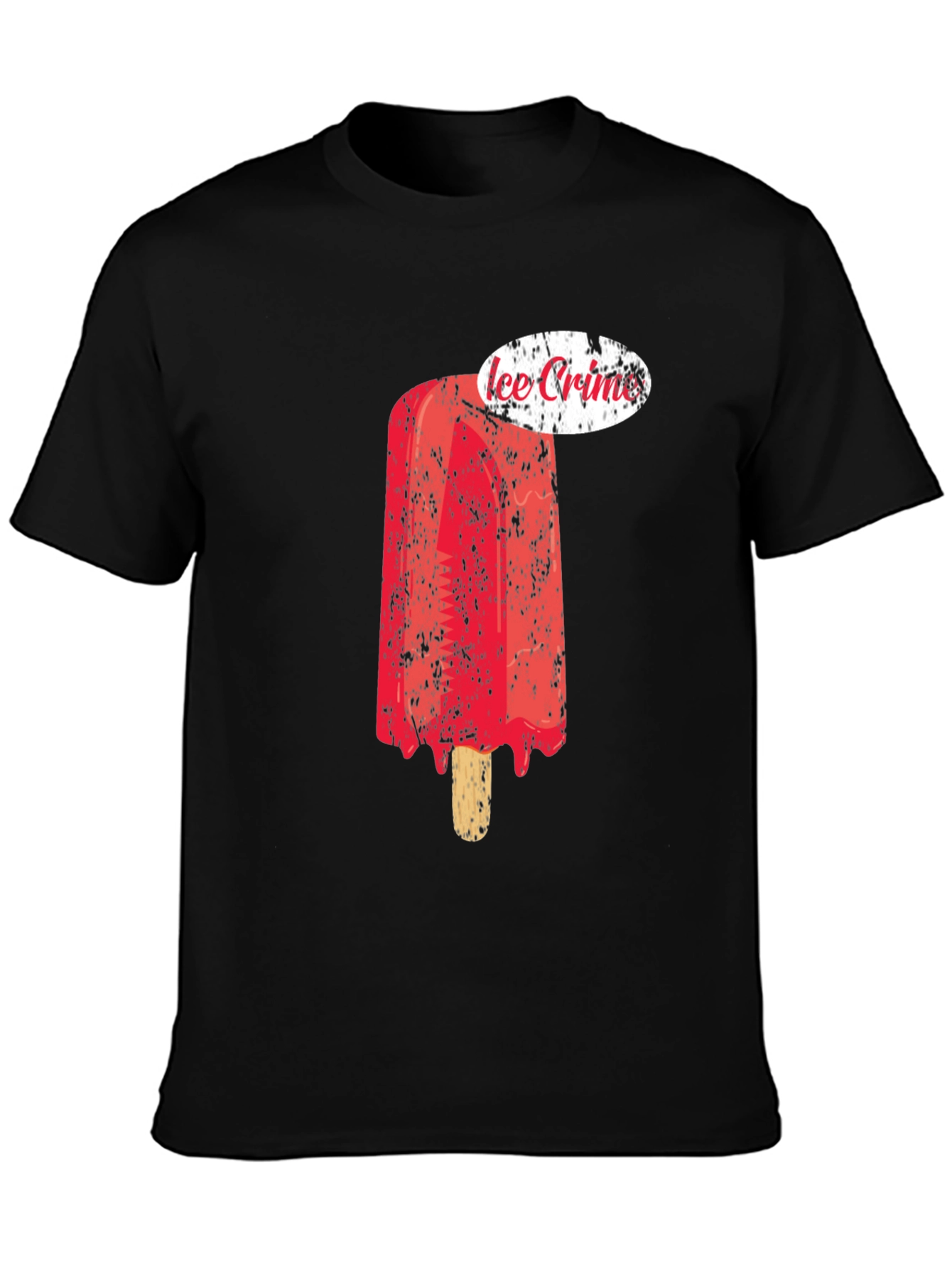 Ice Crime Graphic Tee - Cool Summer Style