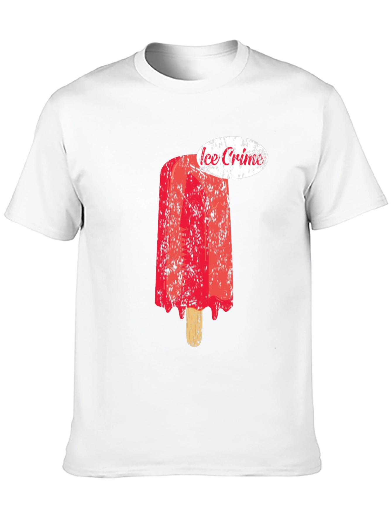 Ice Crime Graphic Tee - Cool Summer Style