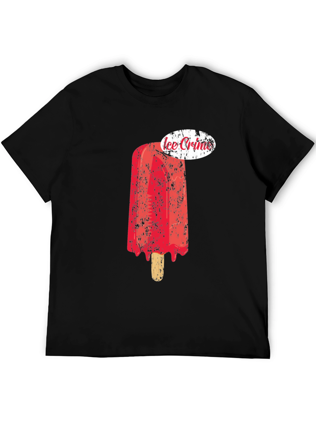 Ice Crime Graphic Tee - Cool Summer Style