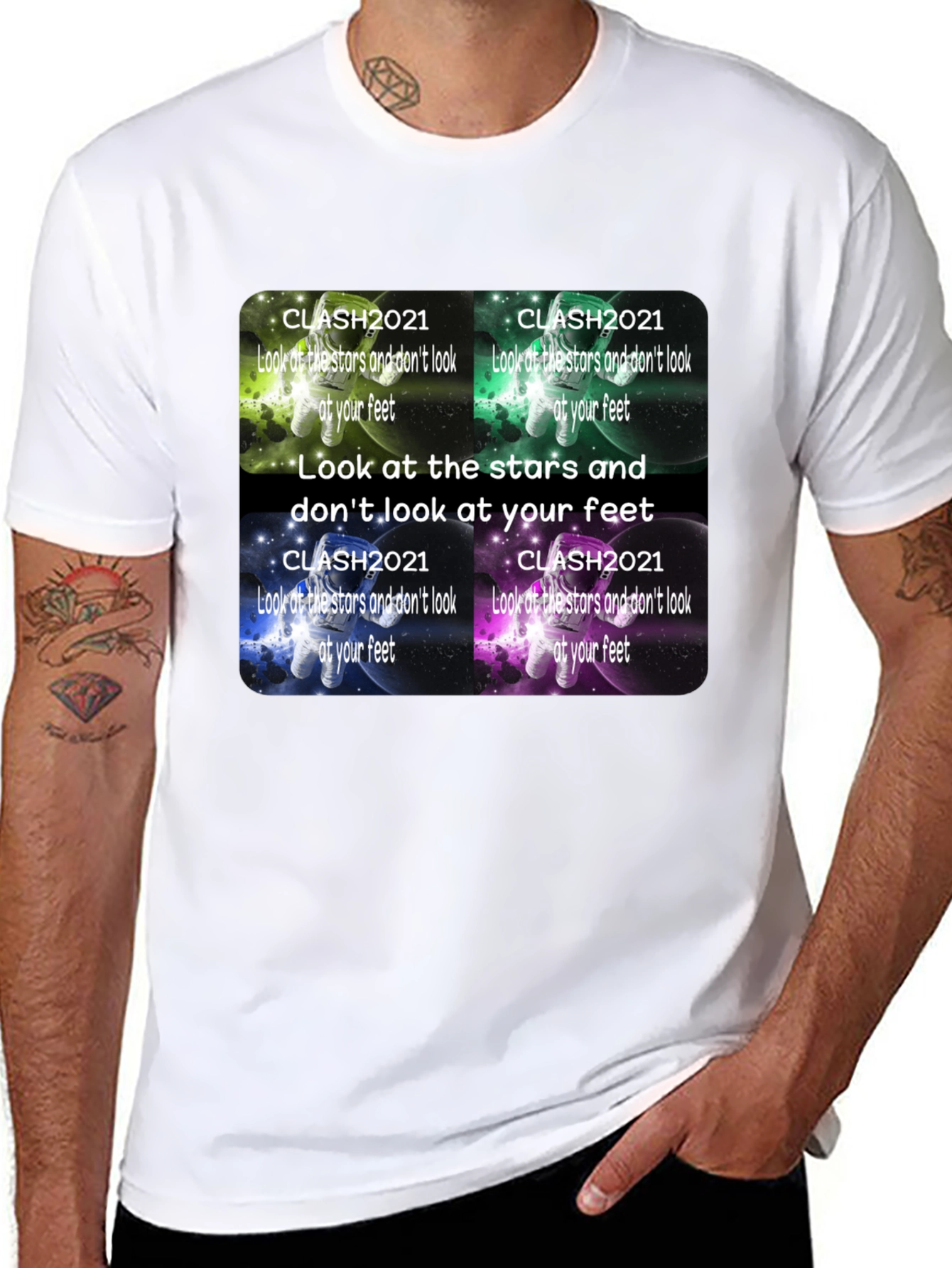 Clash 2021 Starry Astronaut T-Shirt