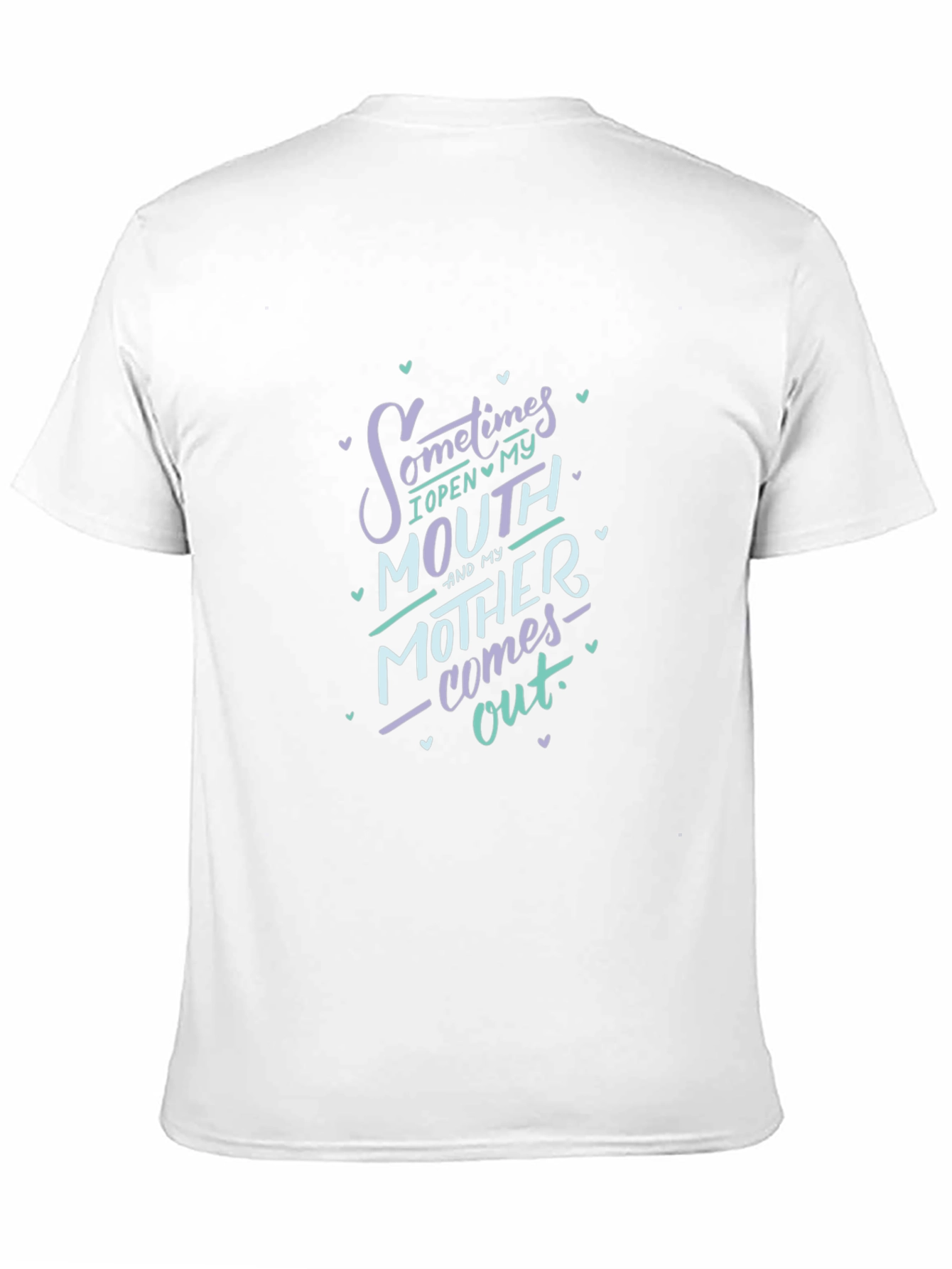 Funny Sometimes I Open My Mouth Graphic Tee