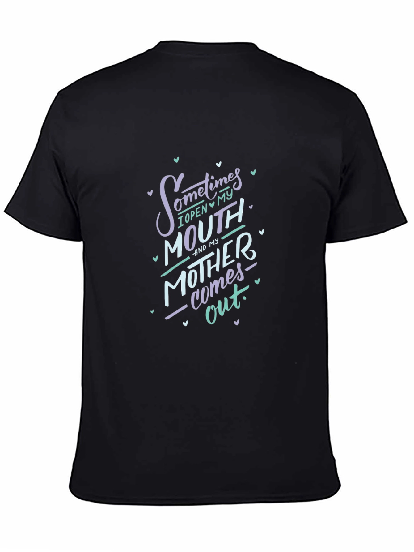 Funny Sometimes I Open My Mouth Graphic Tee