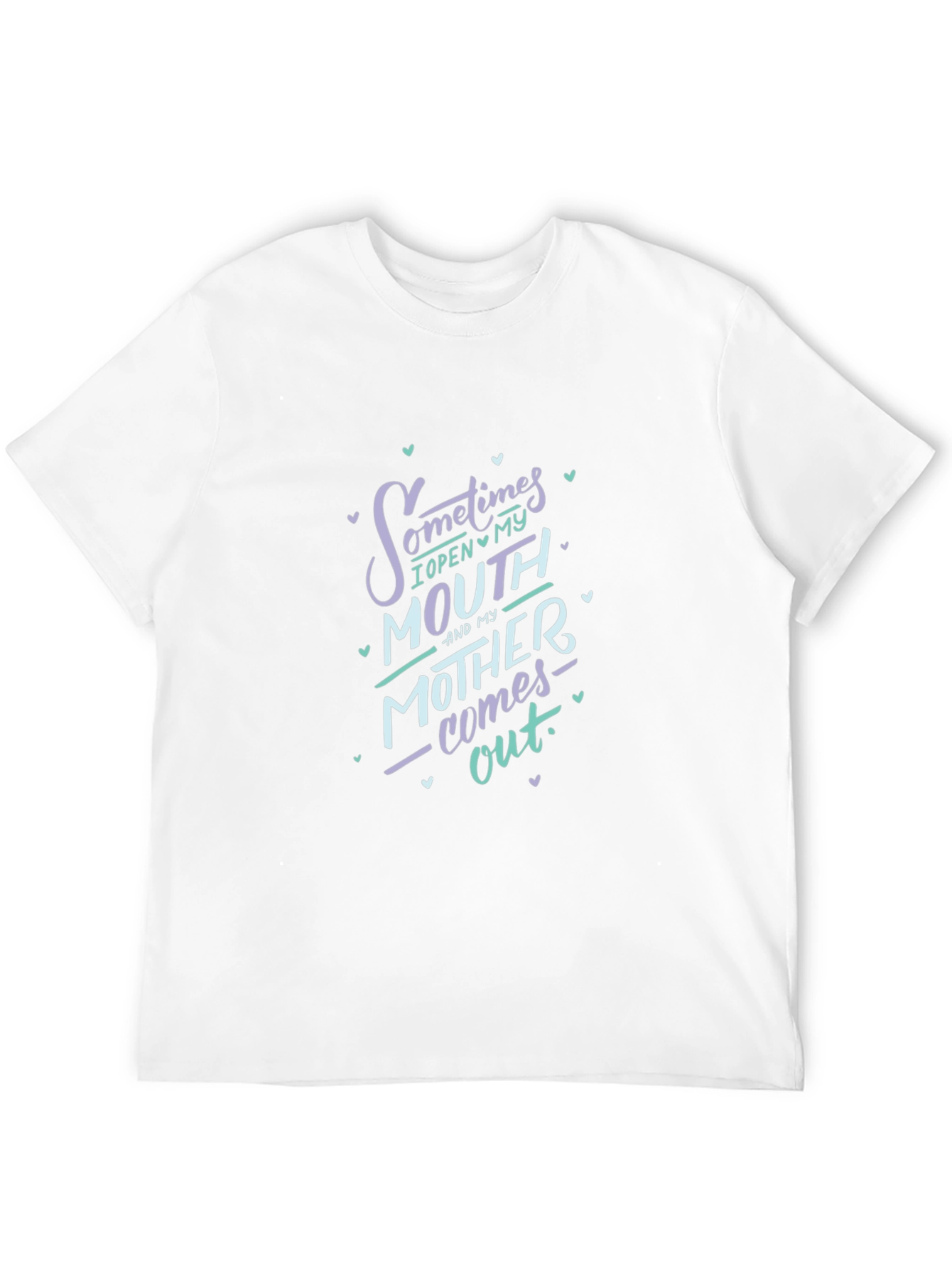 Funny Sometimes I Open My Mouth Graphic Tee