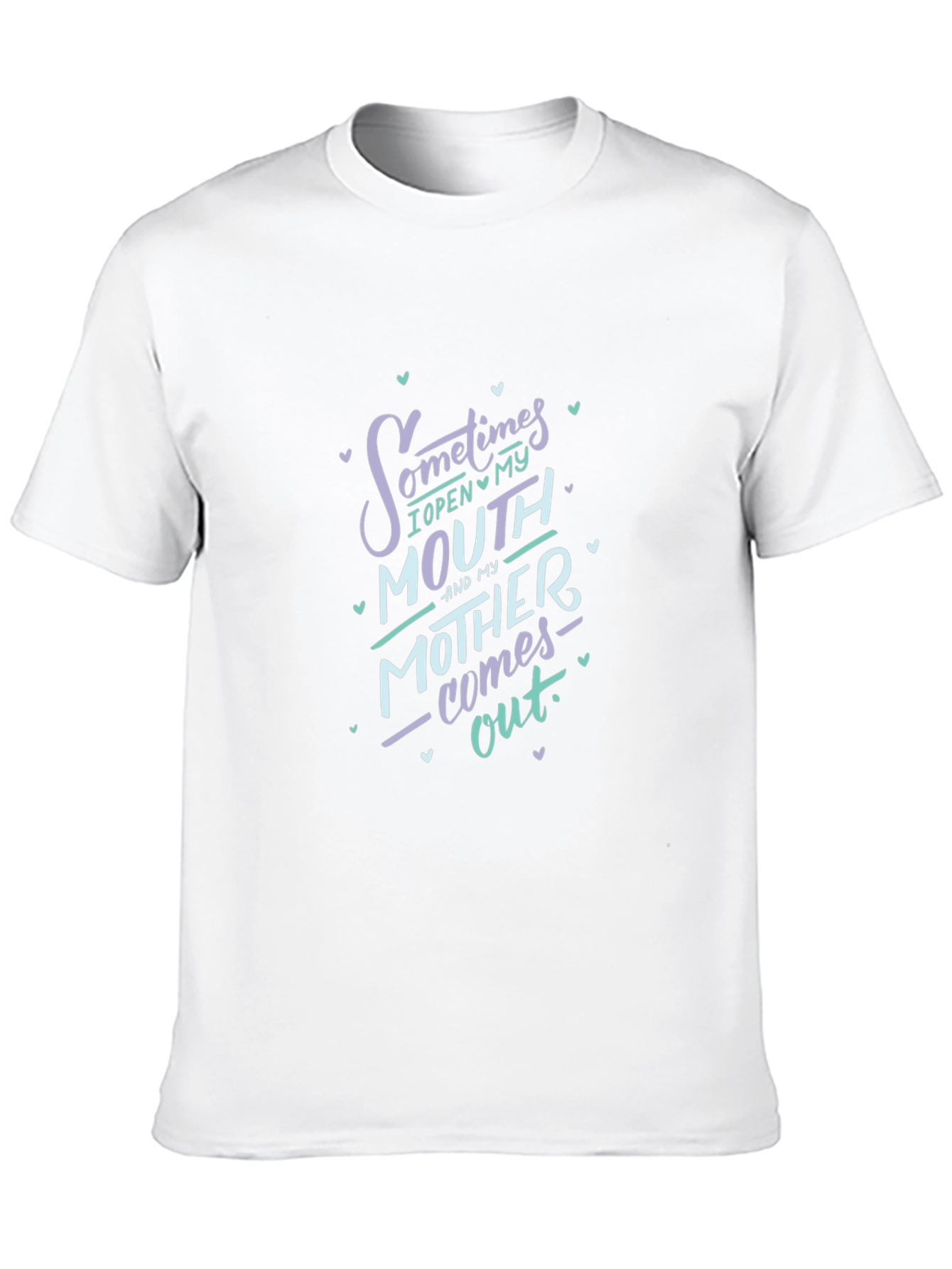 Funny Sometimes I Open My Mouth Graphic Tee