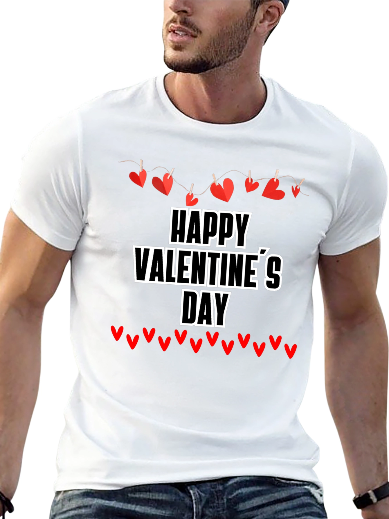 Happy Valentines Day Graphic T-Shirt