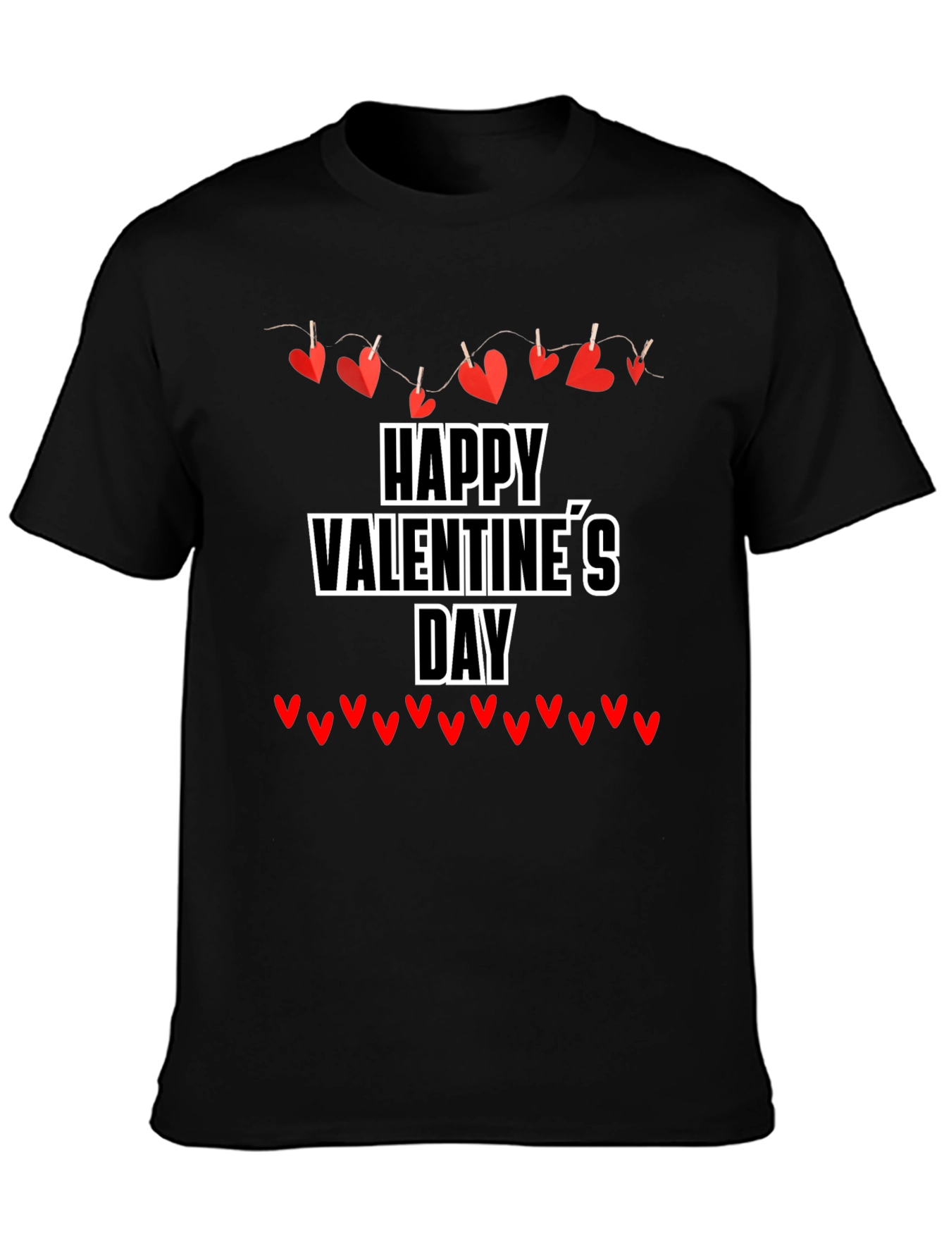 Happy Valentines Day Graphic T-Shirt