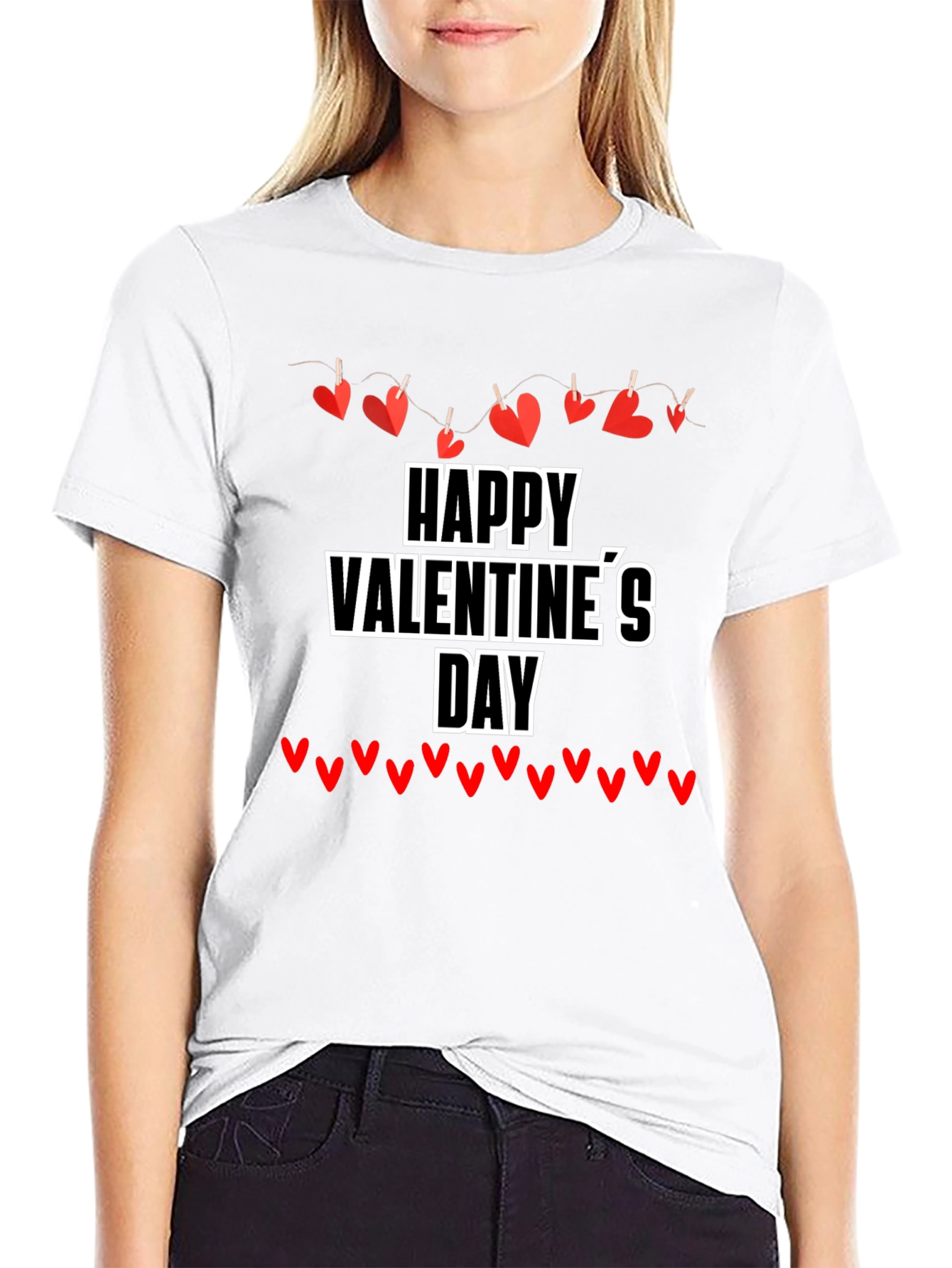 Happy Valentines Day Graphic T-Shirt