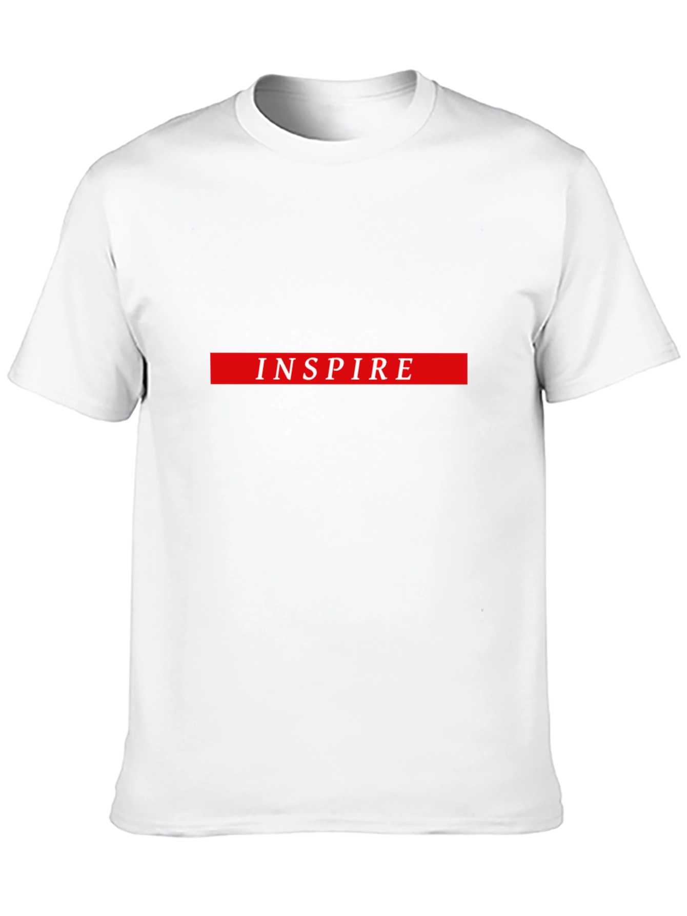 Inspire Graphic Tee - Black Cotton Blend T-Shirt