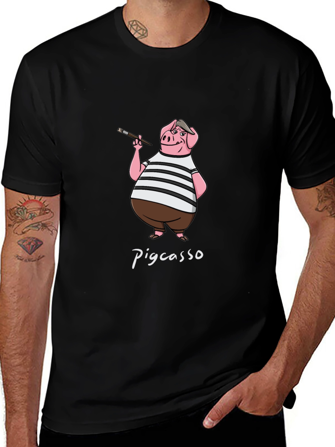 Pigcasso T-Shirt: Artistic Pig Design