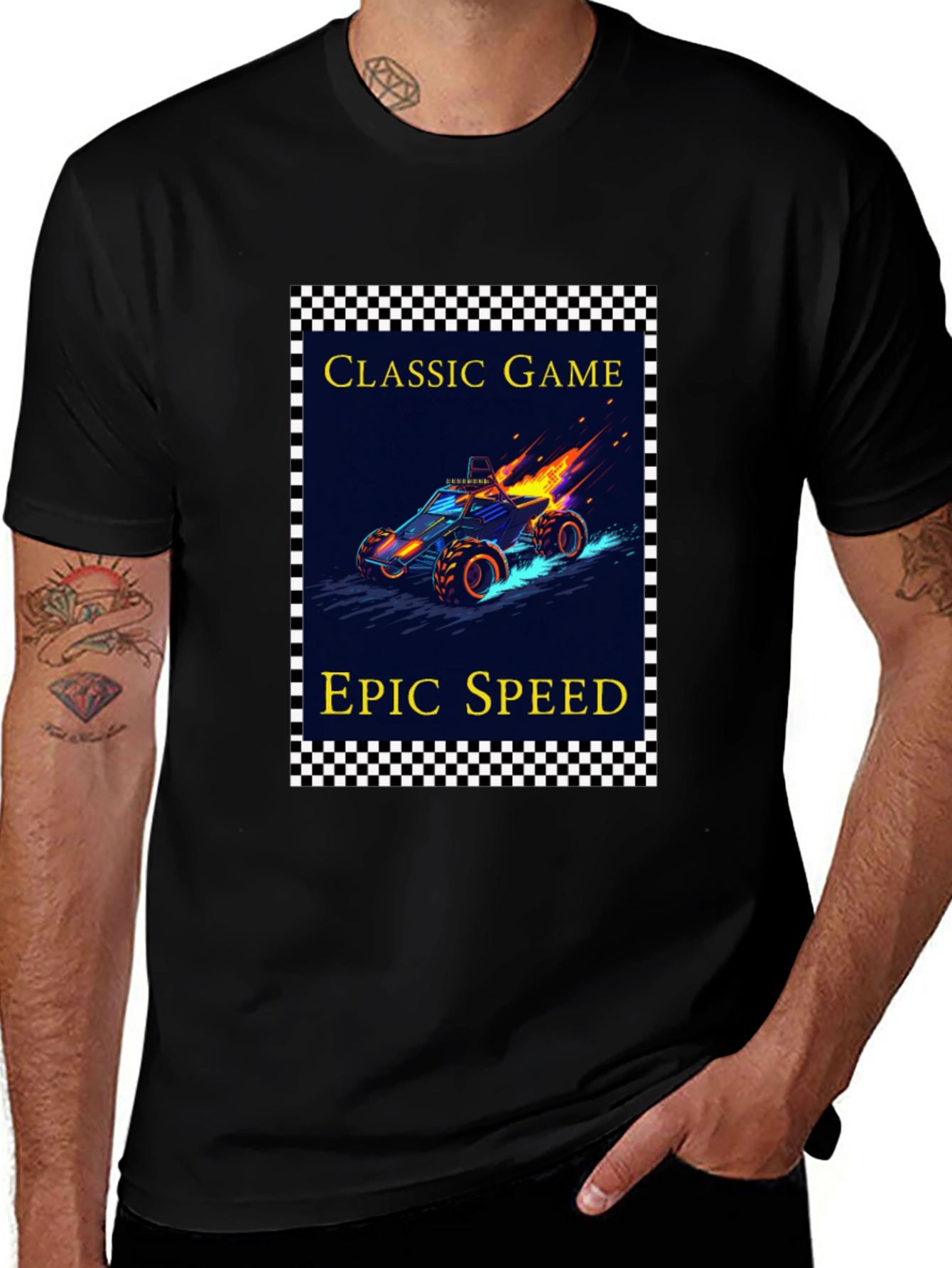 Classic Game Epic Speed Black T-Shirt